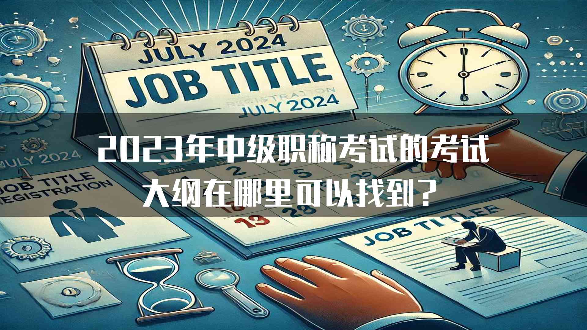 2023年中级职称考试的考试大纲在哪里可以找到？