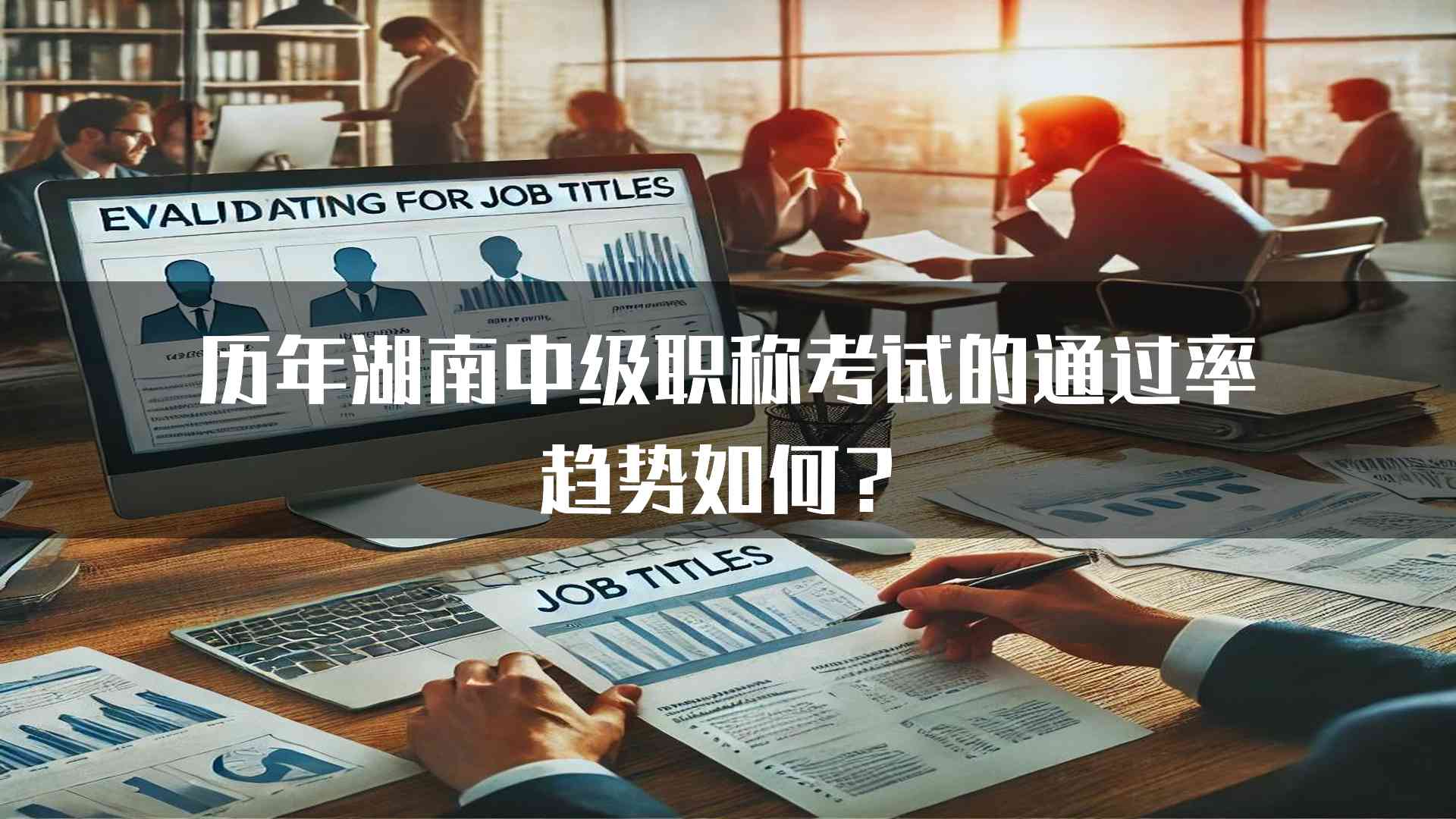 历年湖南中级职称考试的通过率趋势如何？