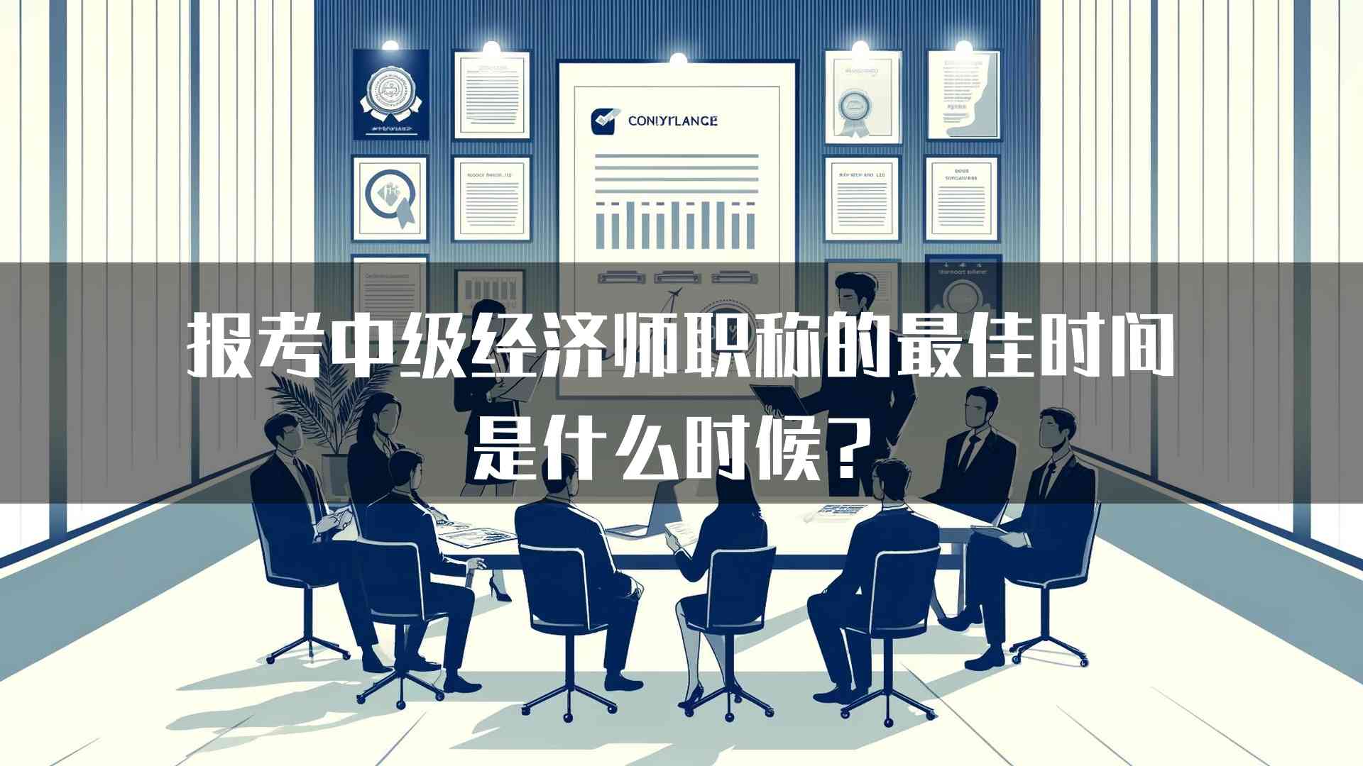 报考中级经济师职称的最佳时间是什么时候？