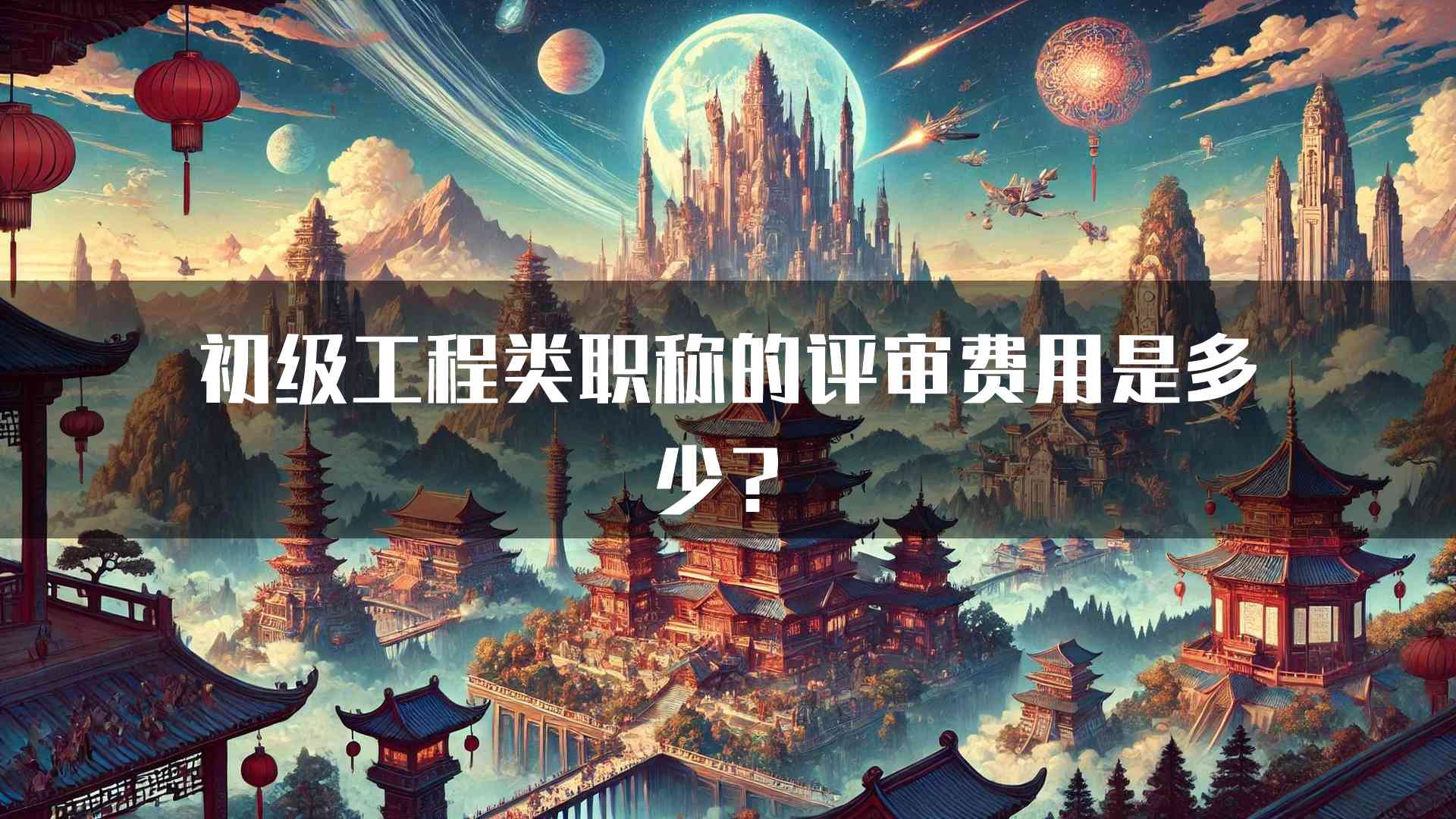 初级工程类职称的评审费用是多少？