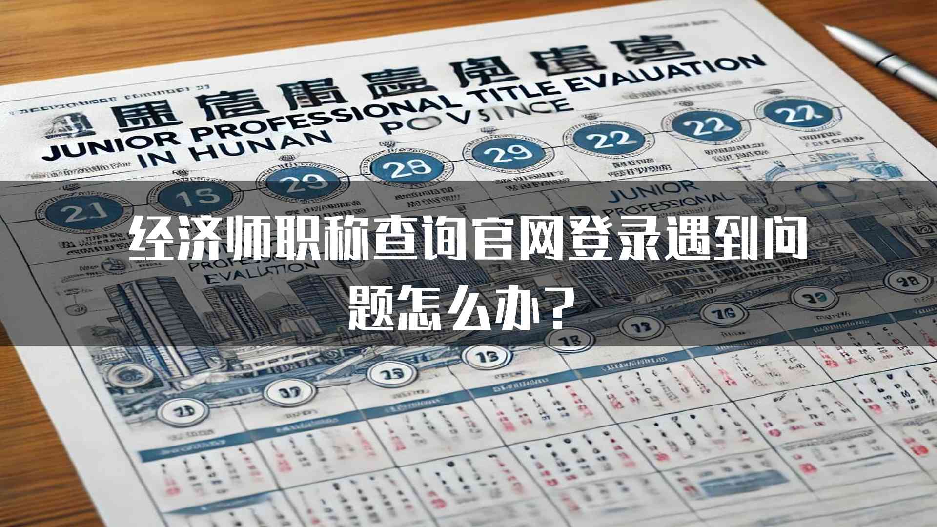 经济师职称查询官网登录遇到问题怎么办？