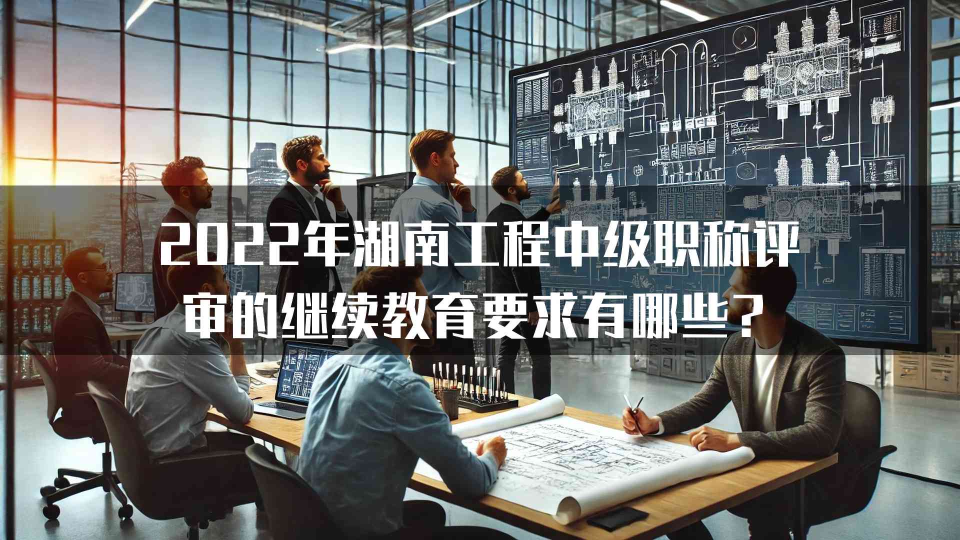 2022年湖南工程中级职称评审的继续教育要求有哪些？