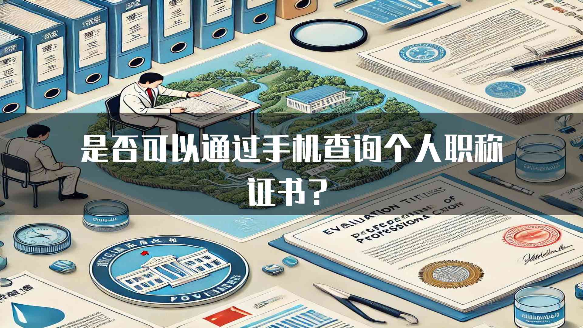 是否可以通过手机查询个人职称证书？