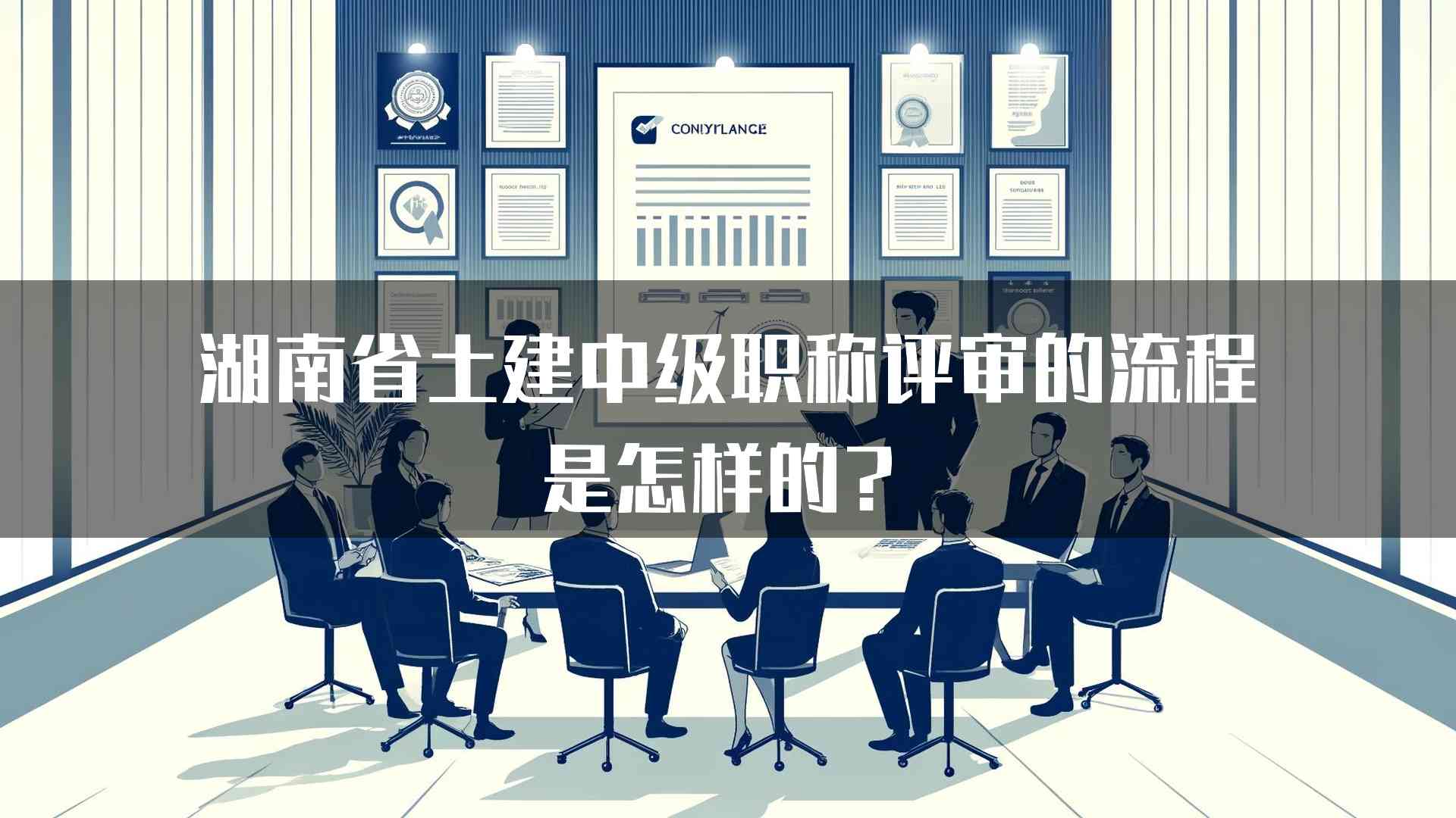 湖南省土建中级职称评审的流程是怎样的？