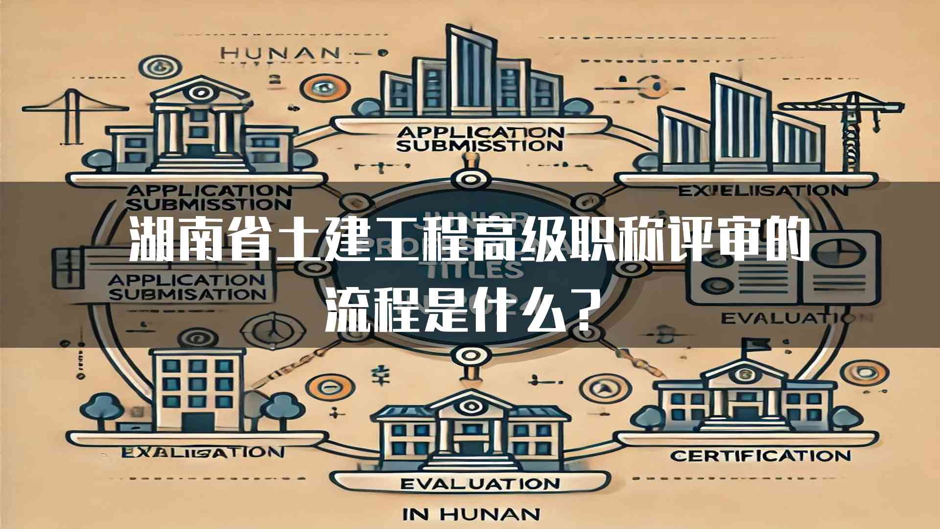 湖南省土建工程高级职称评审的流程是什么？