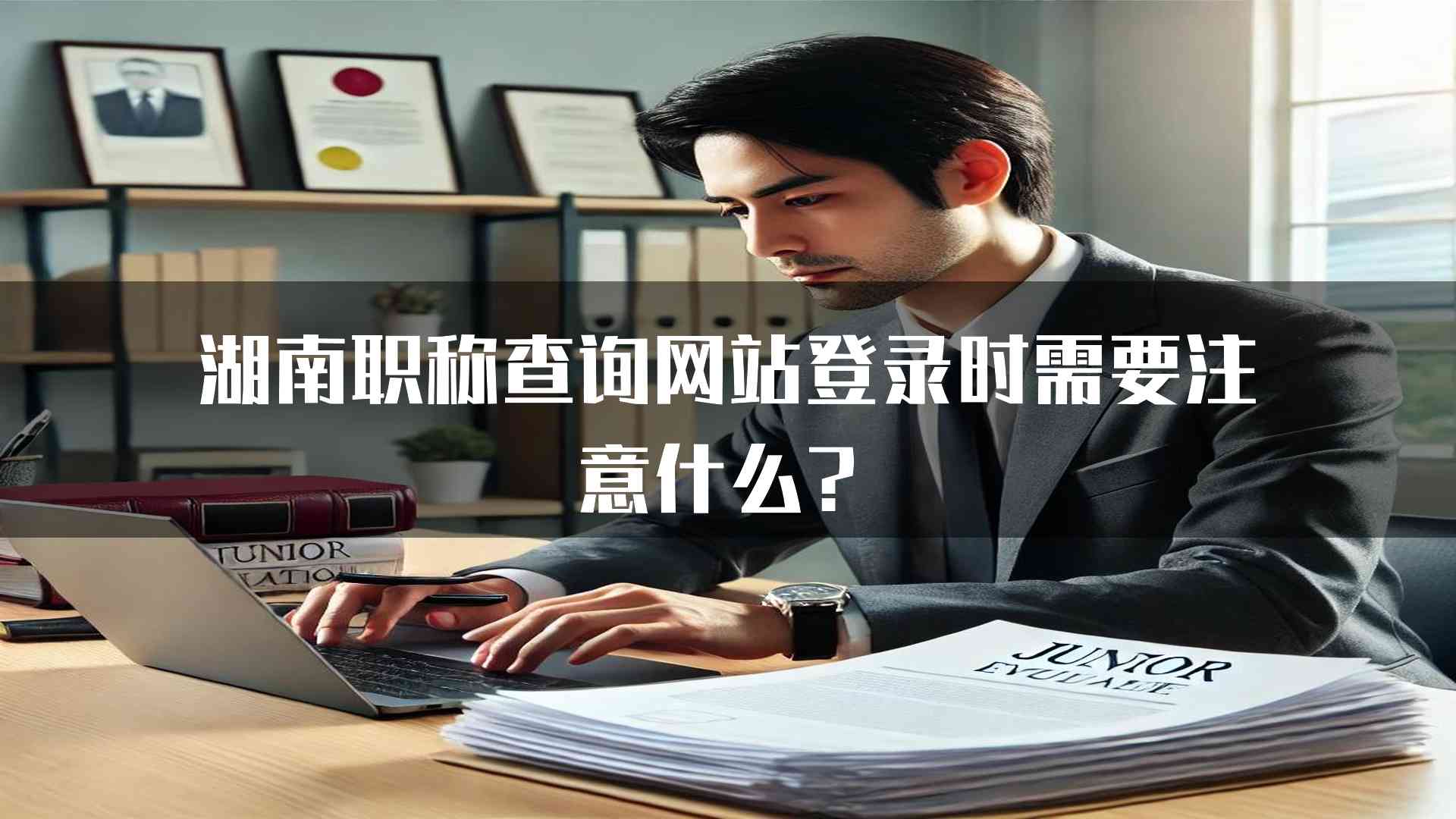 湖南职称查询网站登录时需要注意什么？