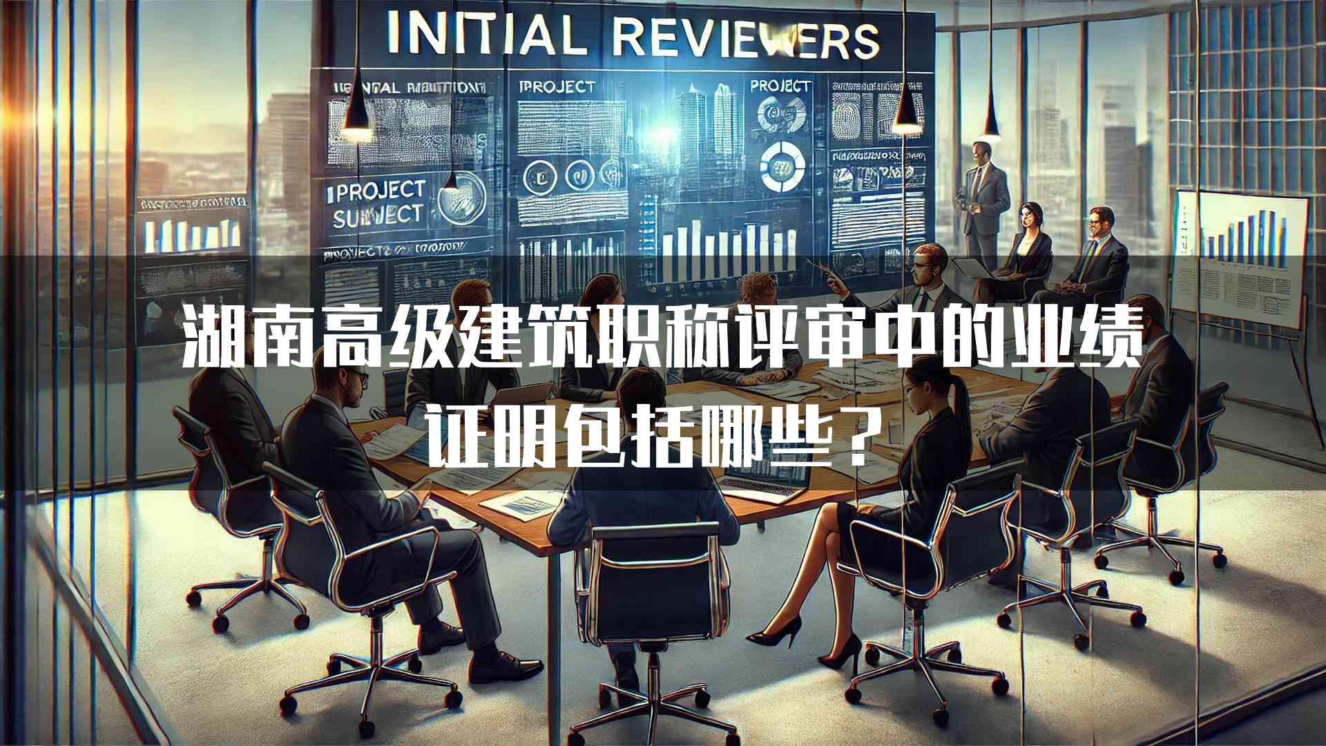 湖南高级建筑职称评审中的业绩证明包括哪些？