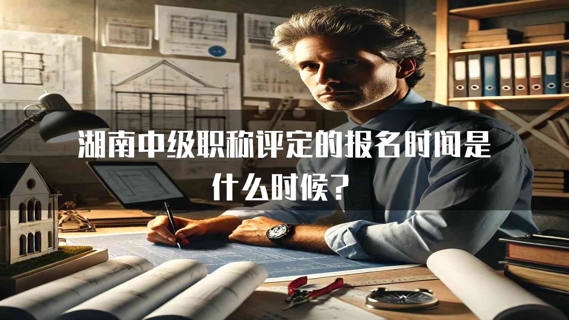 湖南中级职称评定的报名时间是什么时候？