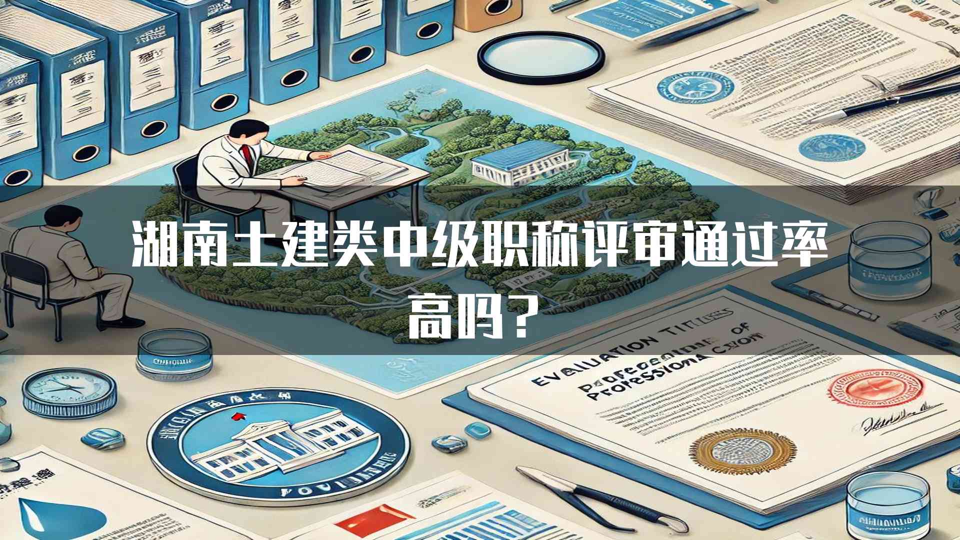 湖南土建类中级职称评审通过率高吗？