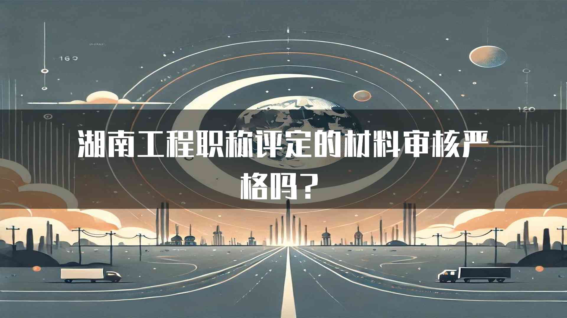 湖南工程职称评定的材料审核严格吗？