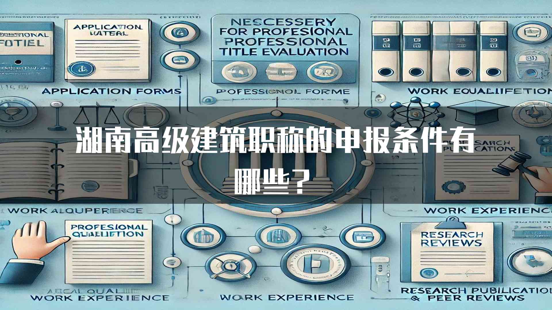 湖南高级建筑职称的申报条件有哪些？