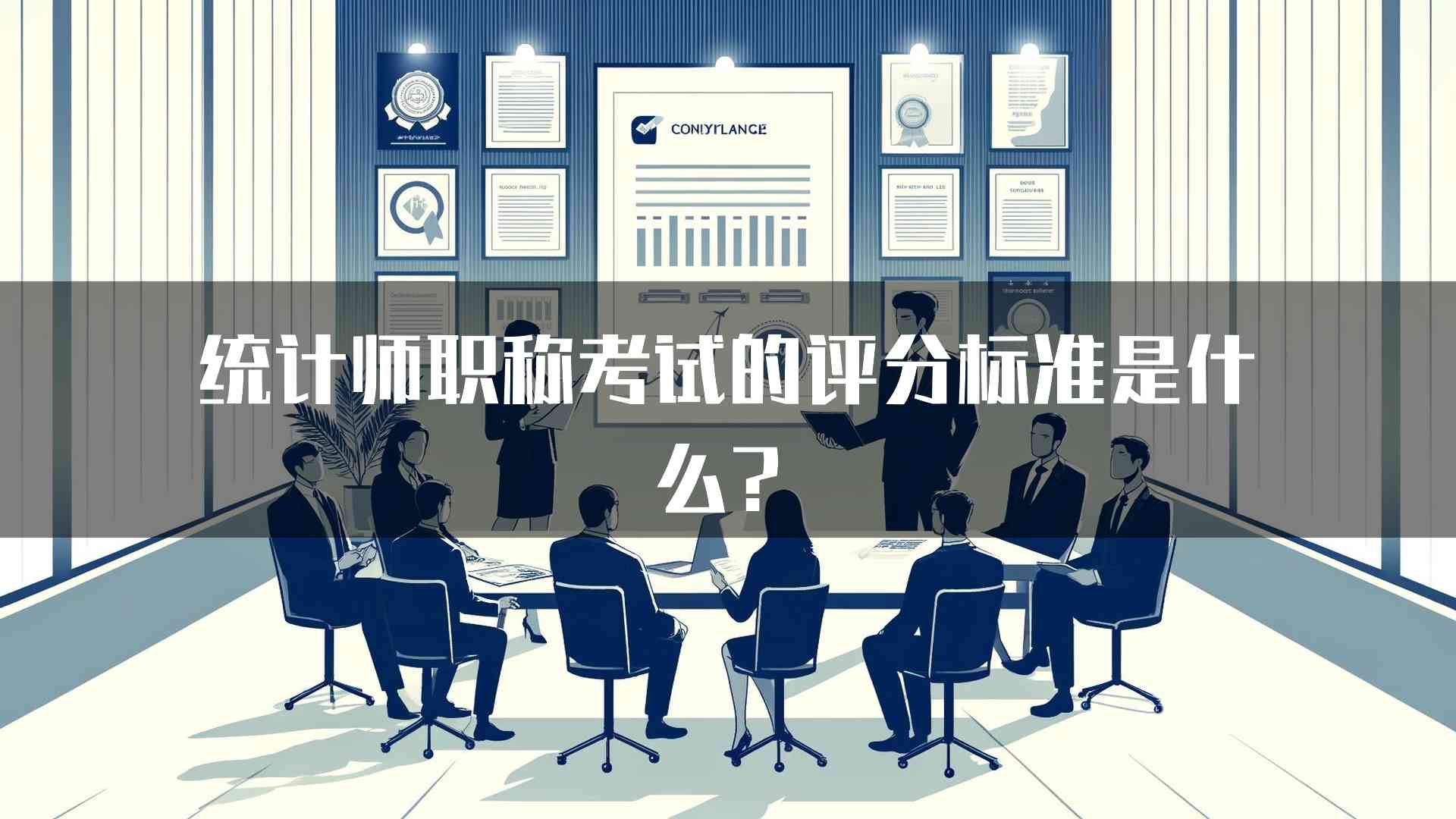 统计师职称考试的评分标准是什么？