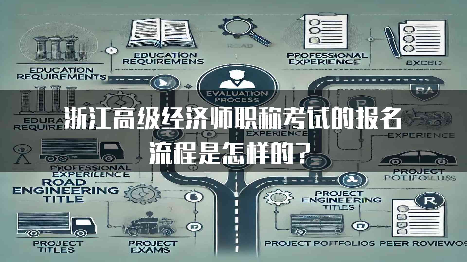 浙江高级经济师职称考试的报名流程是怎样的？