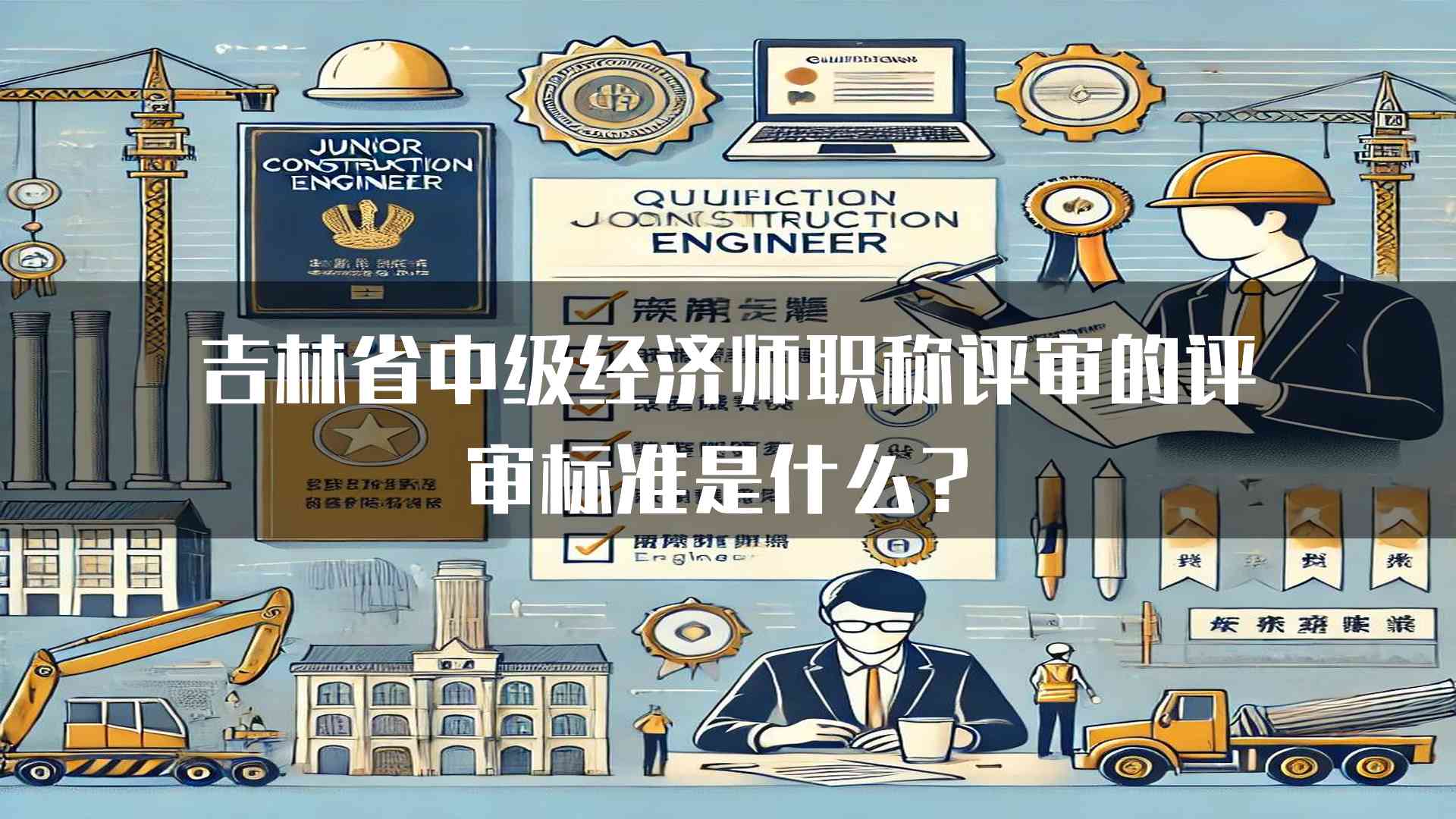 吉林省中级经济师职称评审的评审标准是什么？