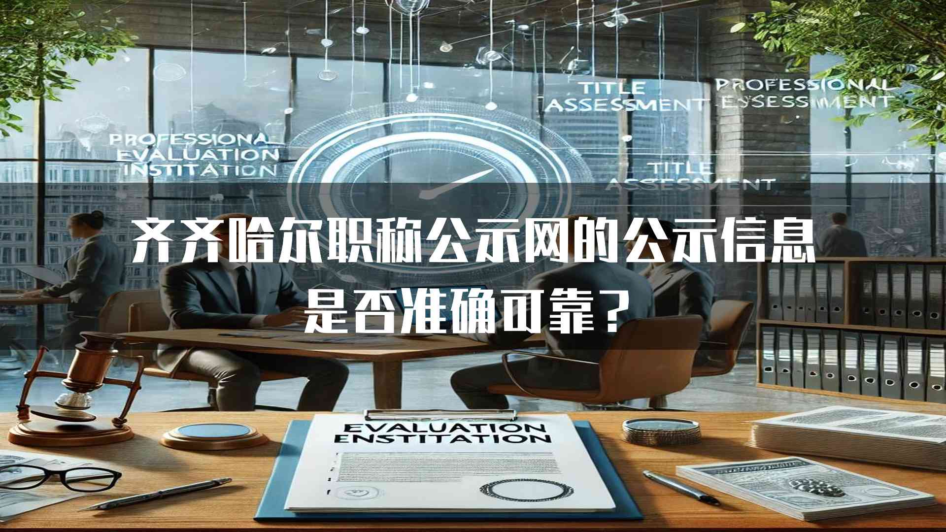 齐齐哈尔职称公示网的公示信息是否准确可靠？