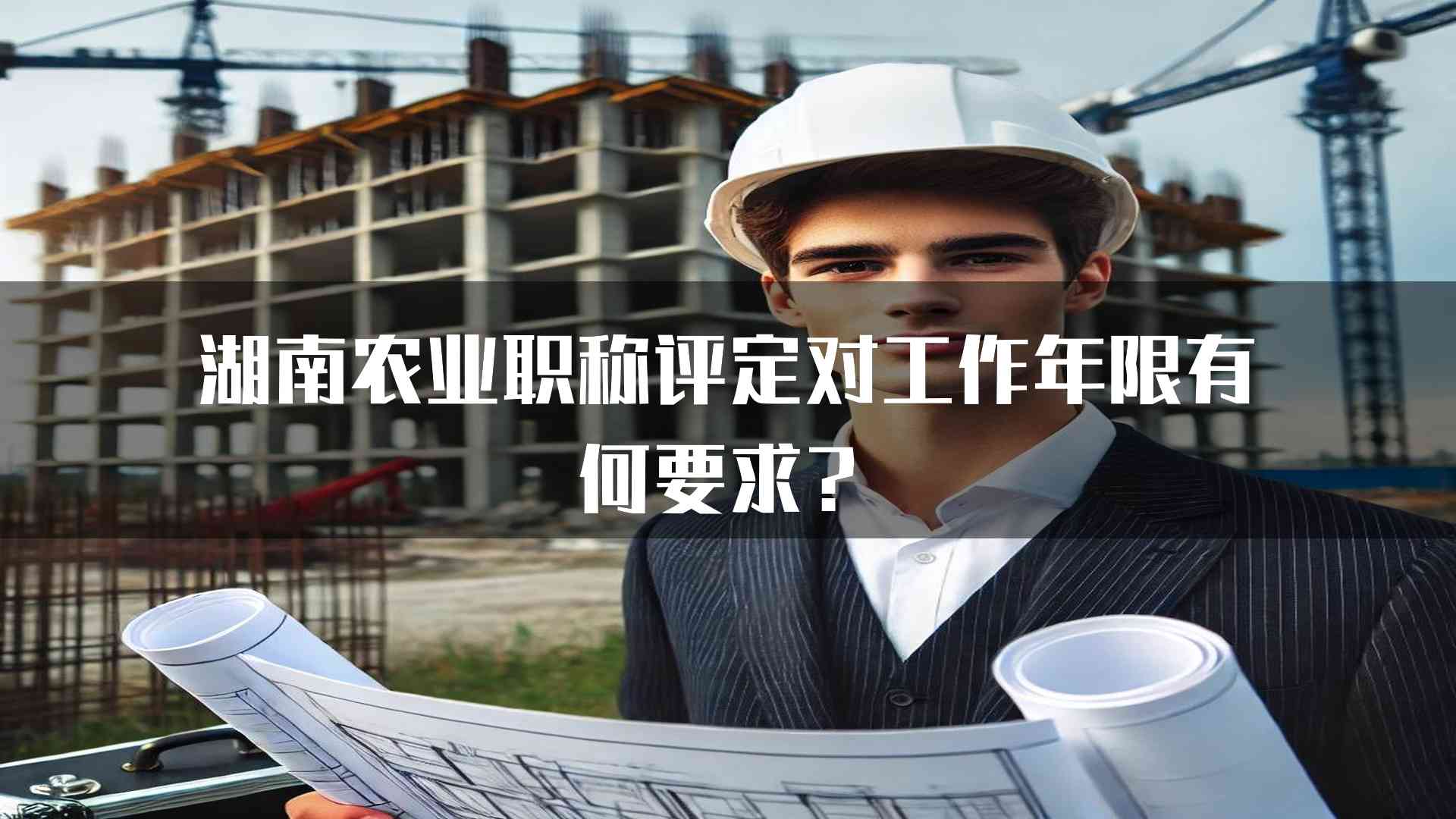 湖南农业职称评定对工作年限有何要求？