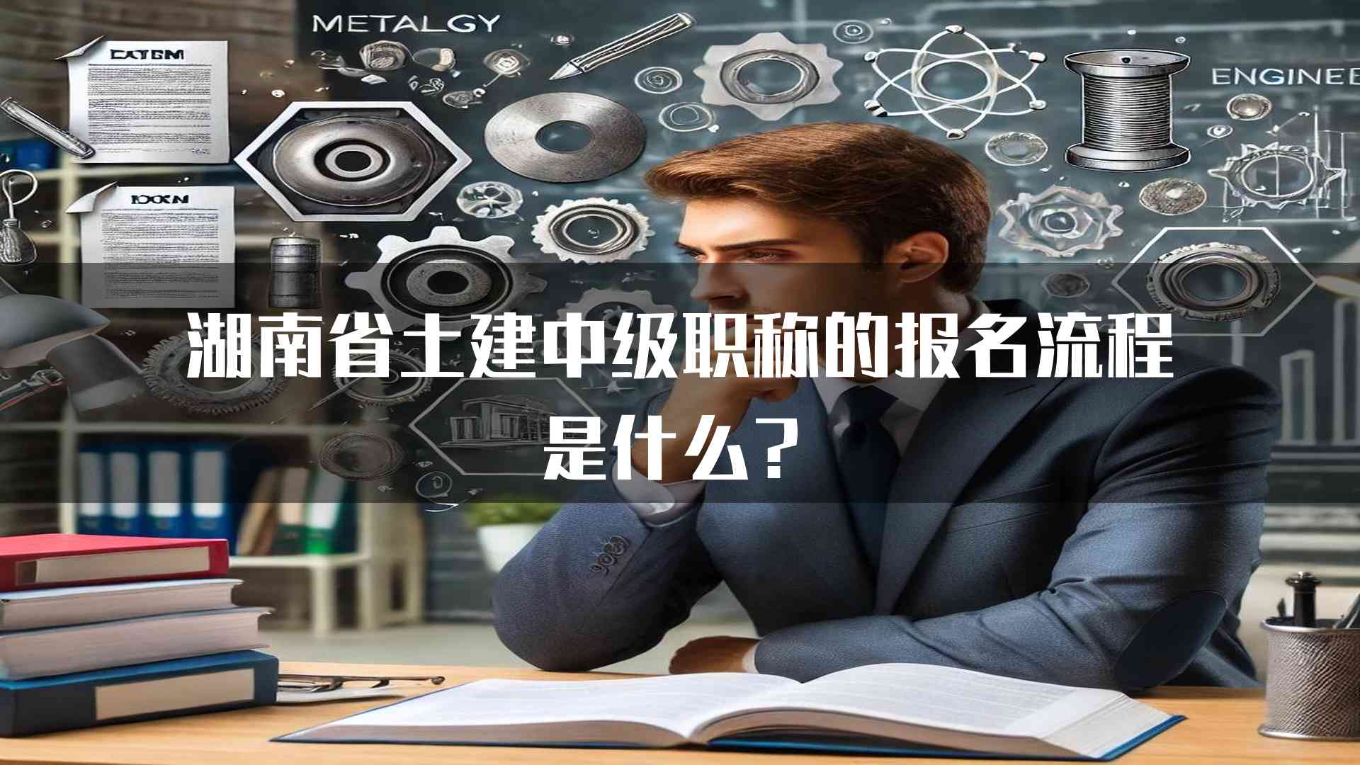 湖南省土建中级职称的报名流程是什么？