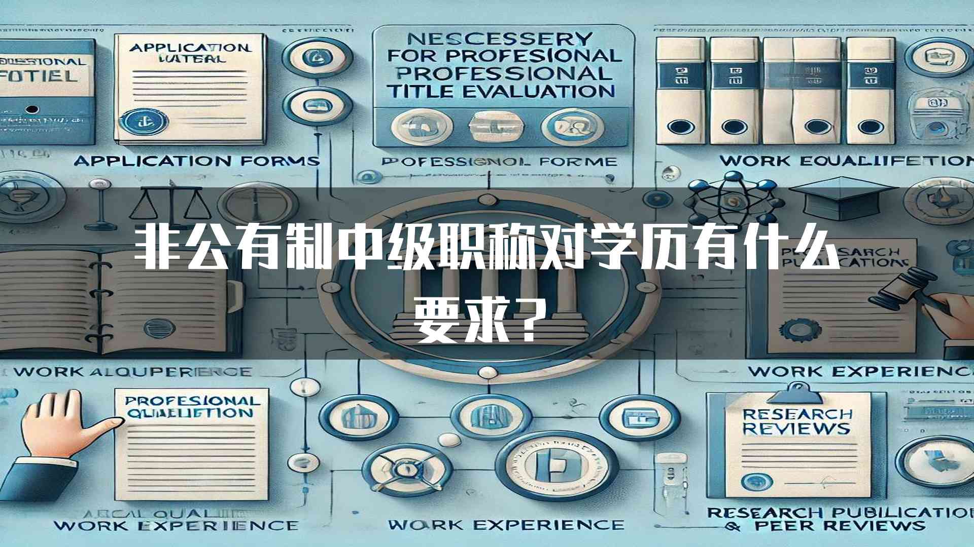 非公有制中级职称对学历有什么要求？