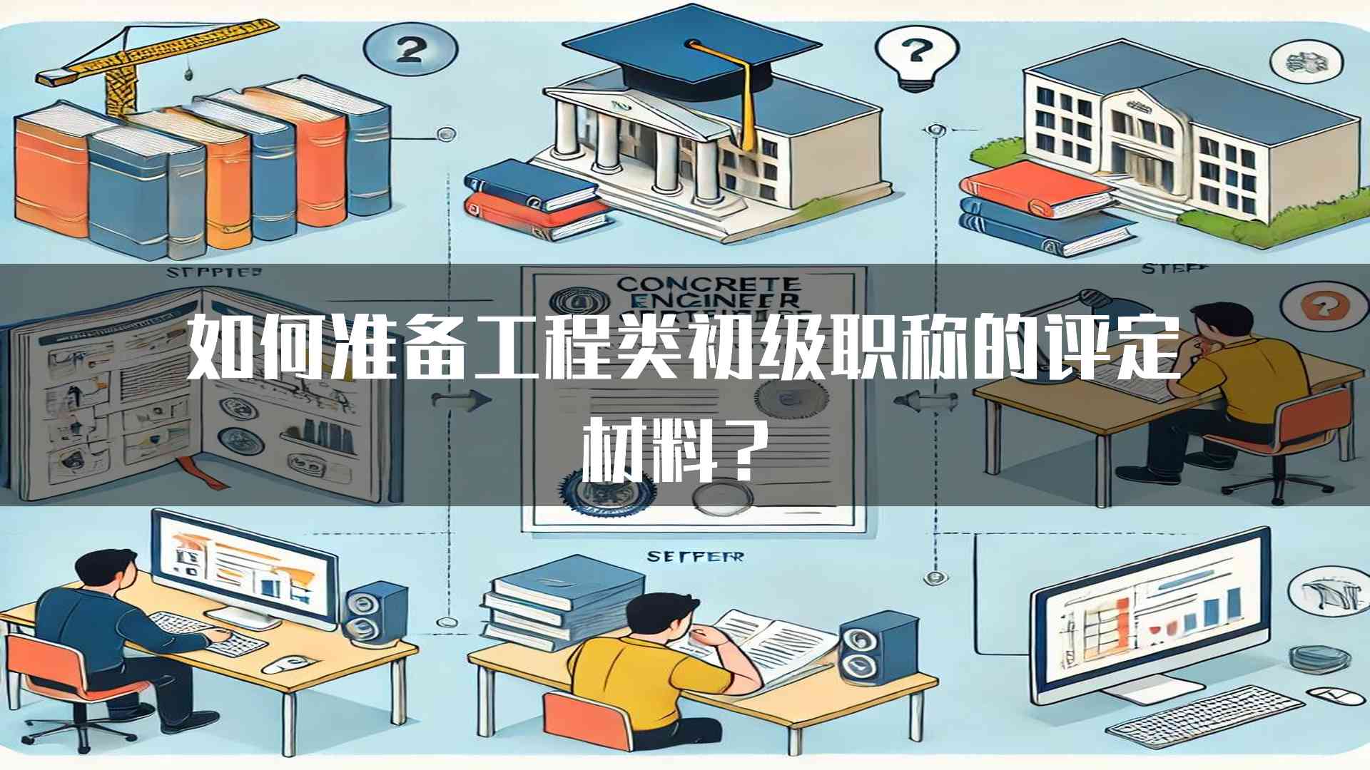 如何准备工程类初级职称的评定材料？