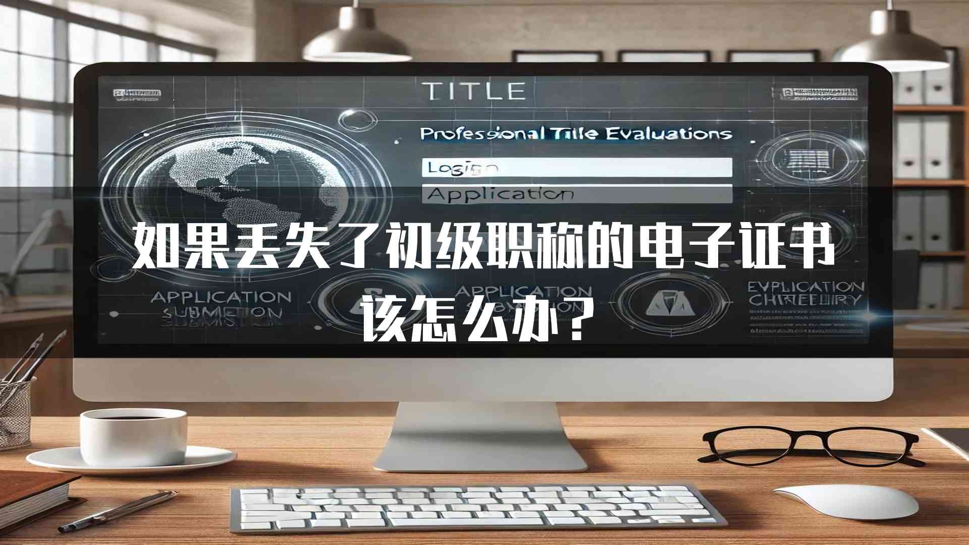 如果丢失了初级职称的电子证书该怎么办？