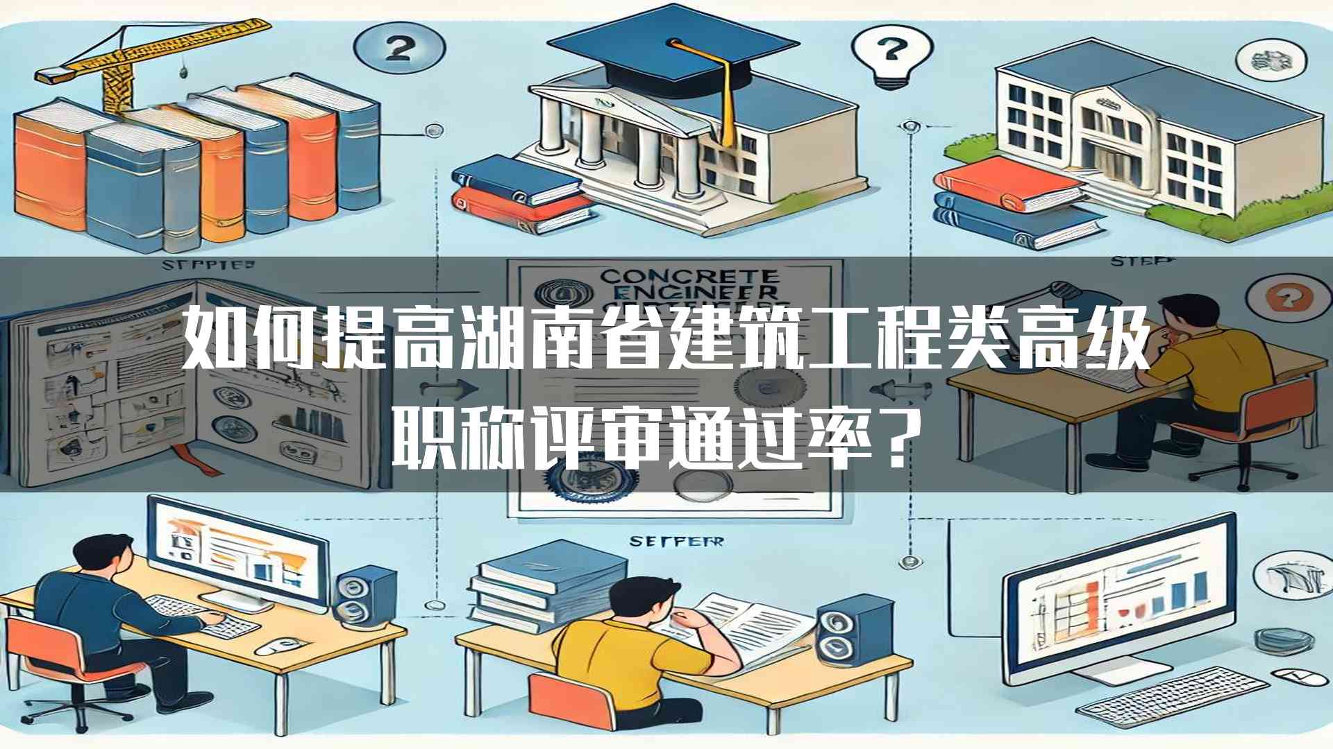 如何提高湖南省建筑工程类高级职称评审通过率？