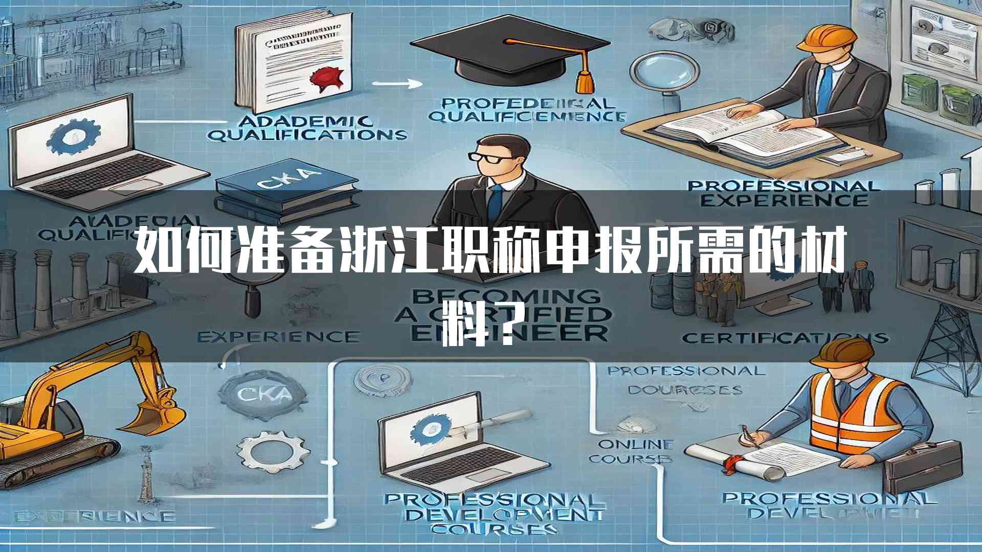 如何准备浙江职称申报所需的材料？