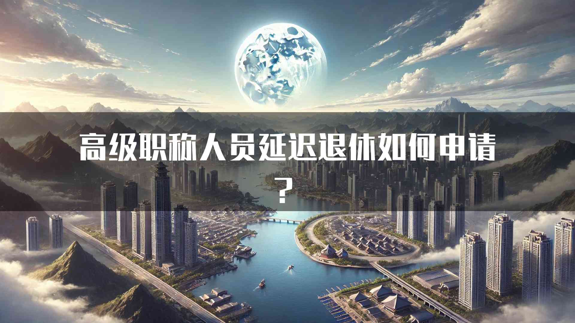 高级职称人员延迟退休如何申请？