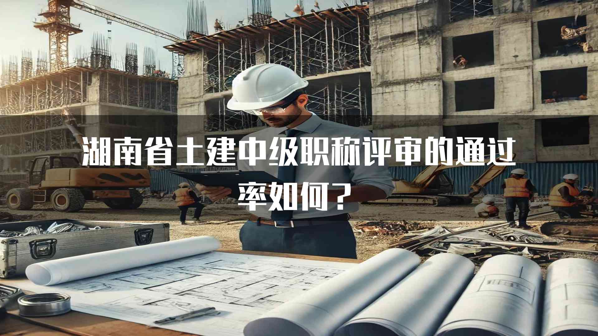 湖南省土建中级职称评审的通过率如何？