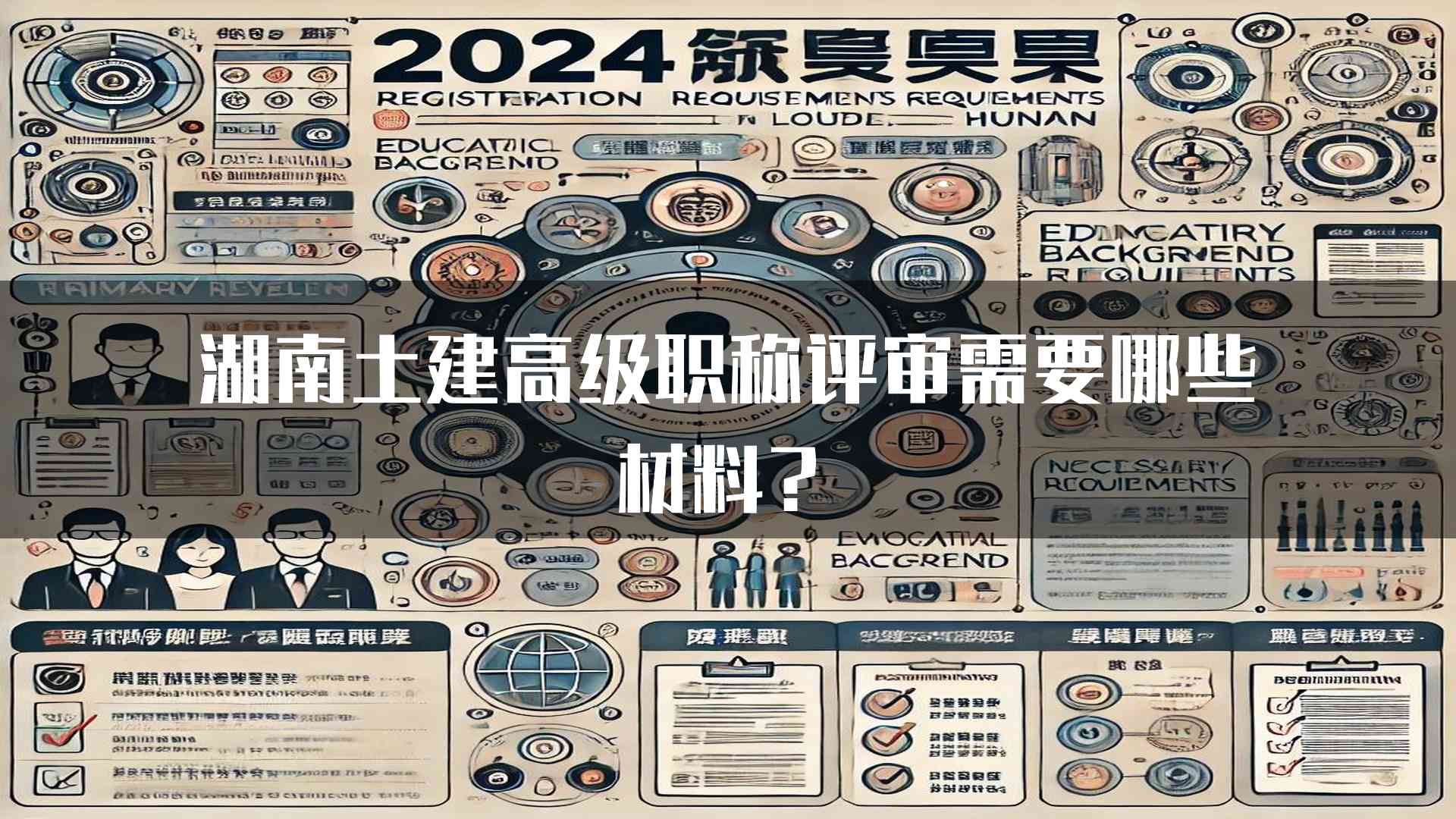 湖南土建高级职称评审需要哪些材料？