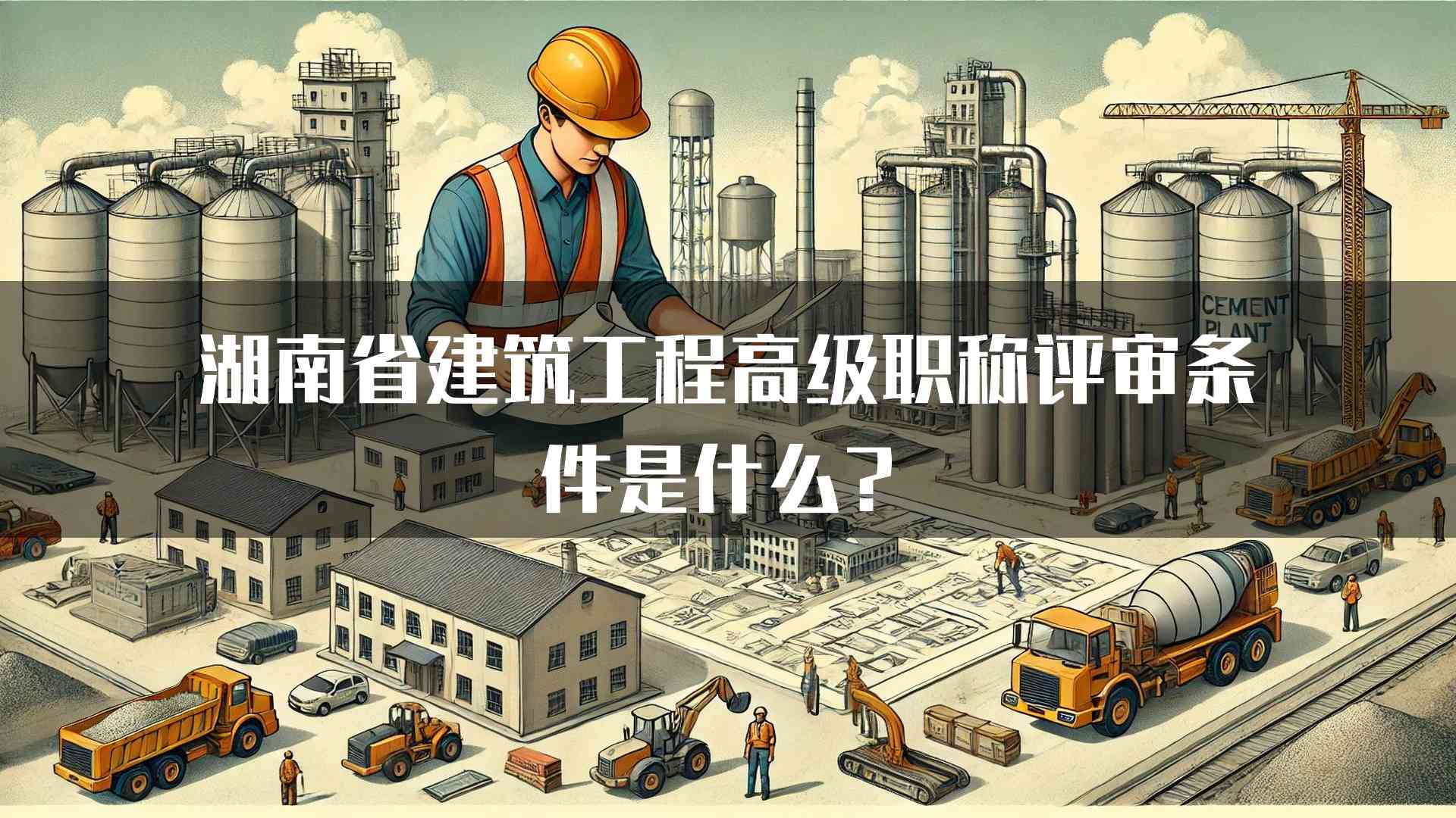 湖南省建筑工程高级职称评审条件是什么？