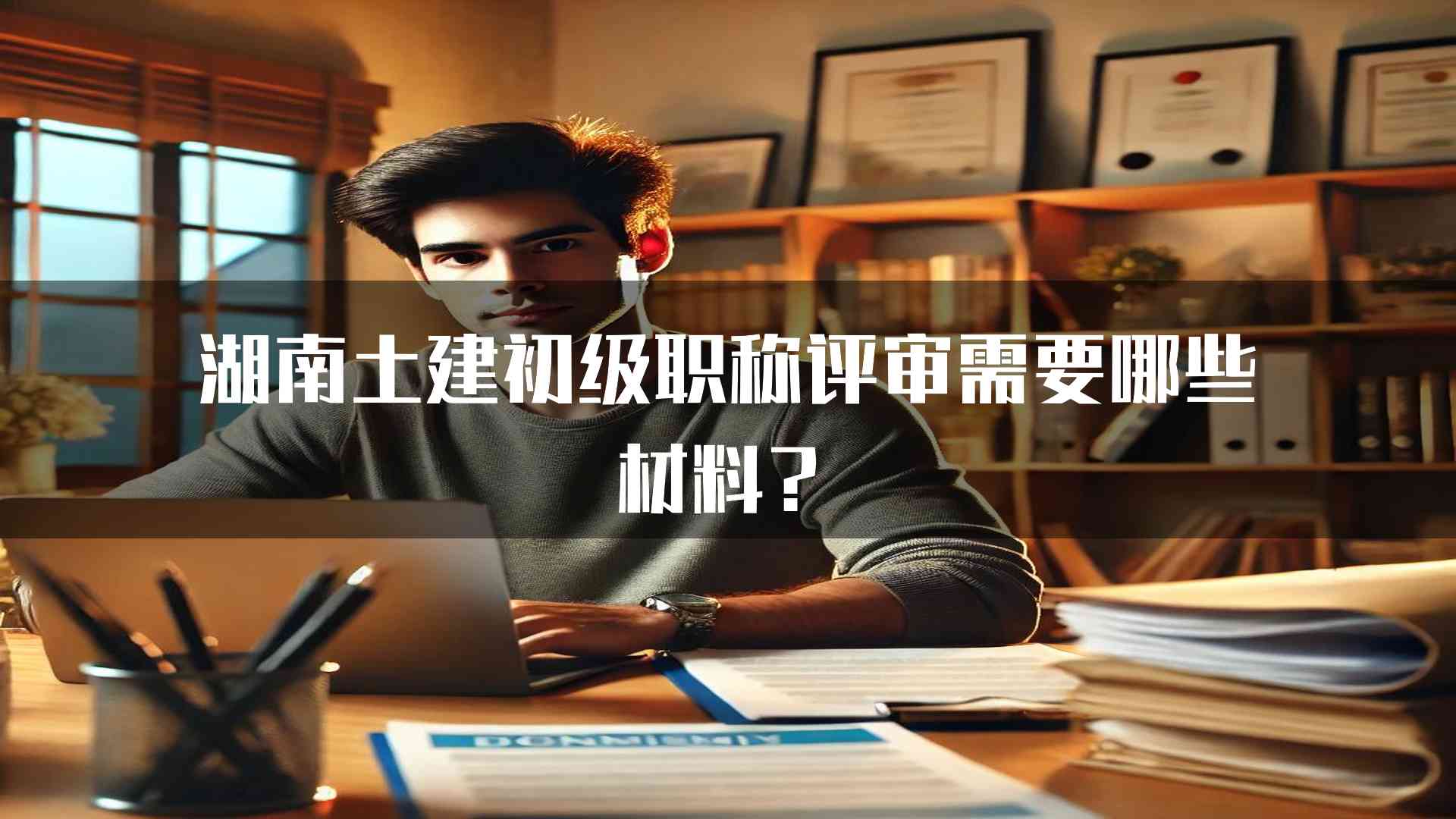 湖南土建初级职称评审需要哪些材料？