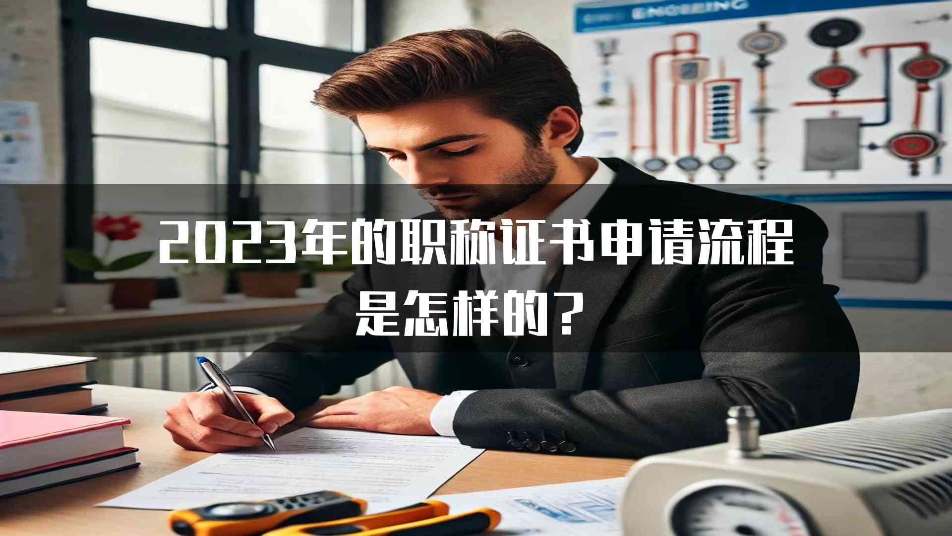 2023年的职称证书申请流程是怎样的？