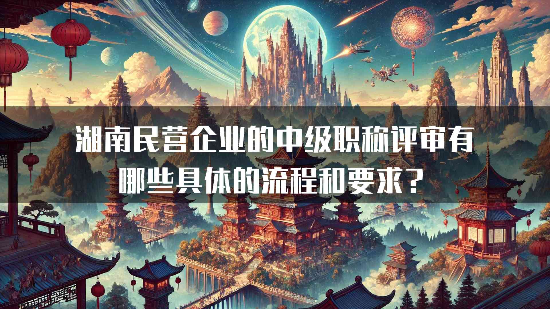 湖南民营企业的中级职称评审有哪些具体的流程和要求？