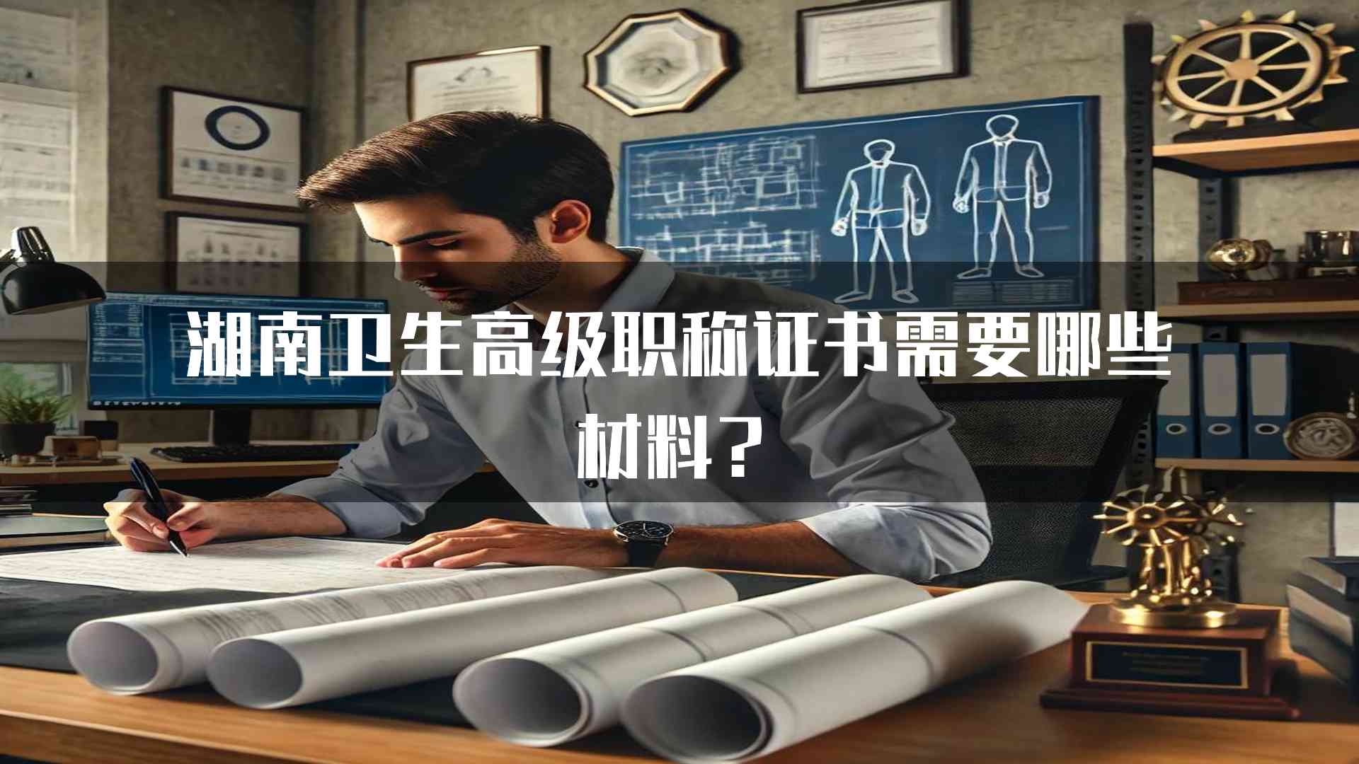 湖南卫生高级职称证书需要哪些材料？