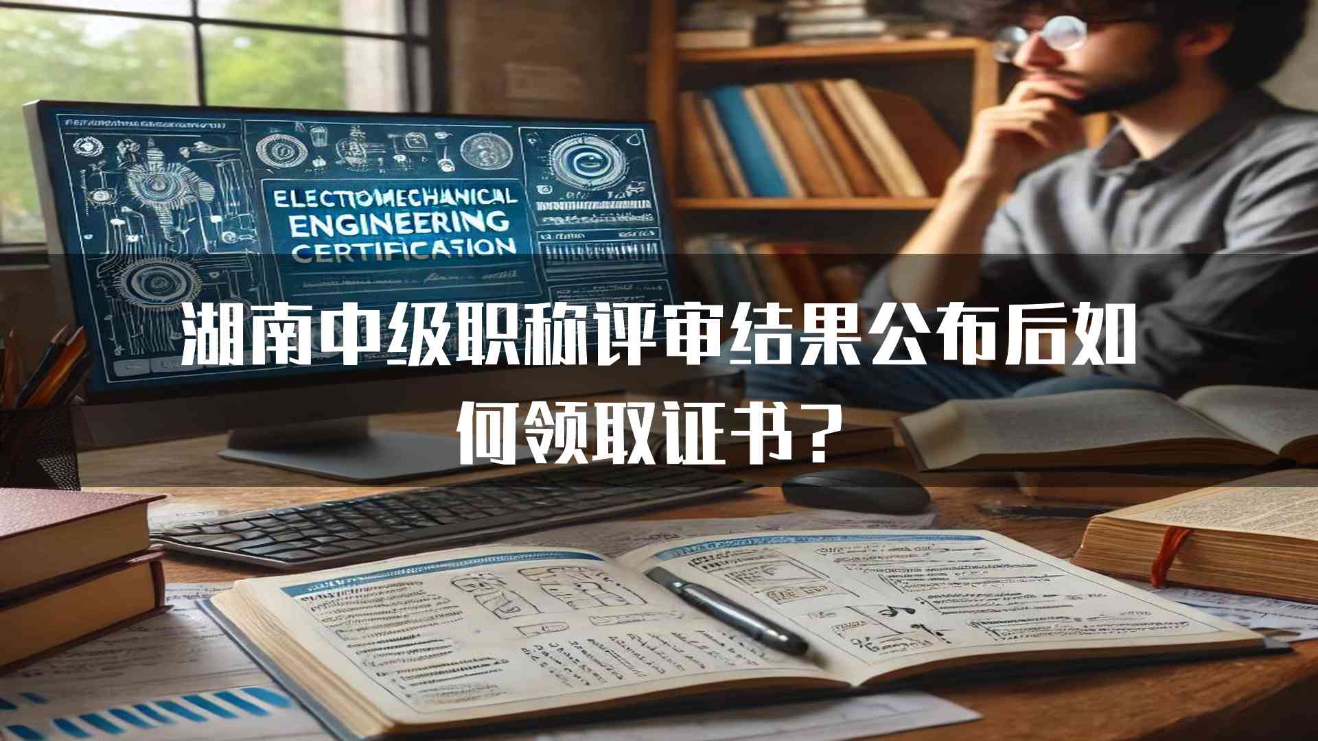 湖南中级职称评审结果公布后如何领取证书？