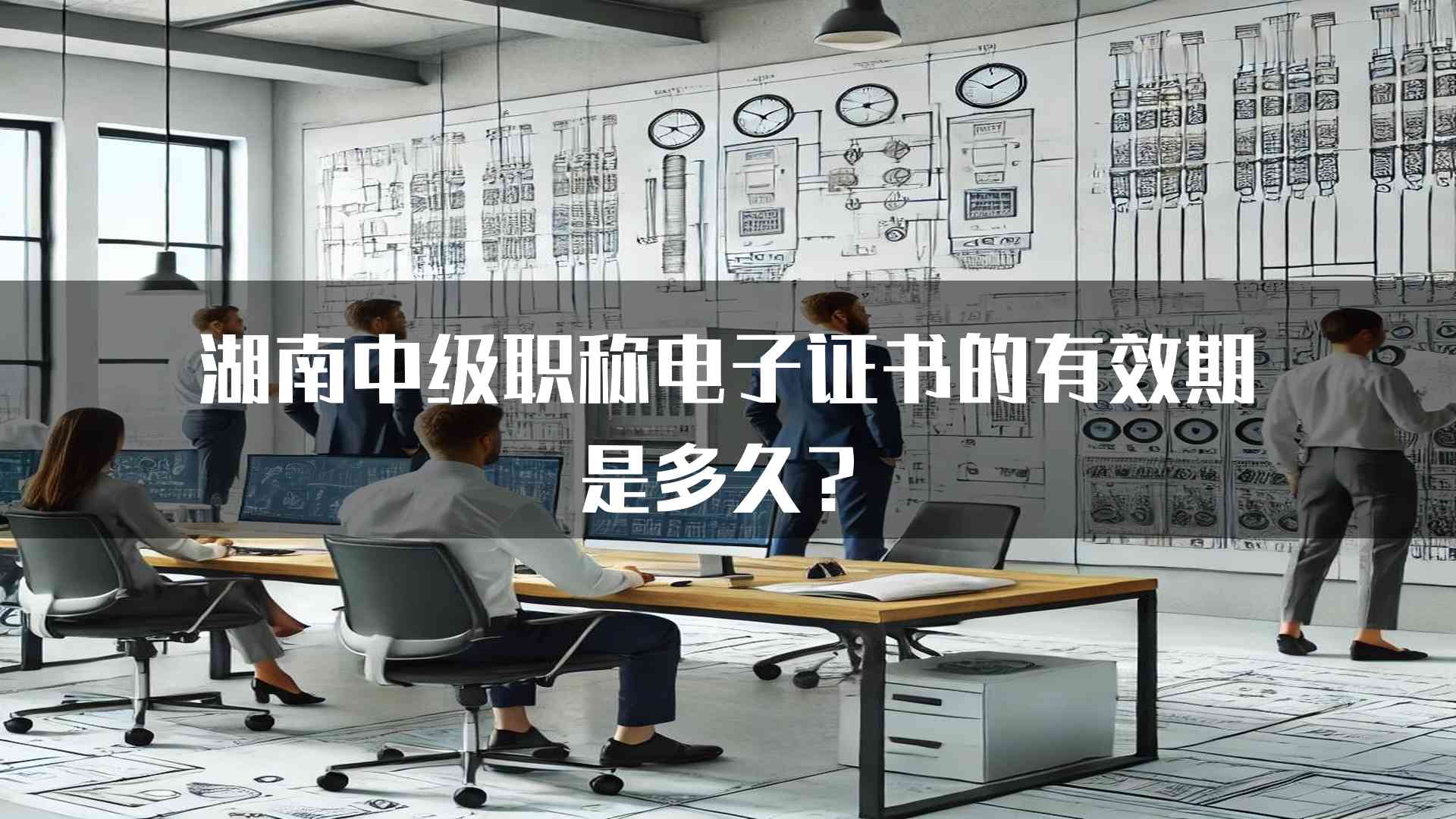 湖南中级职称电子证书的有效期是多久？