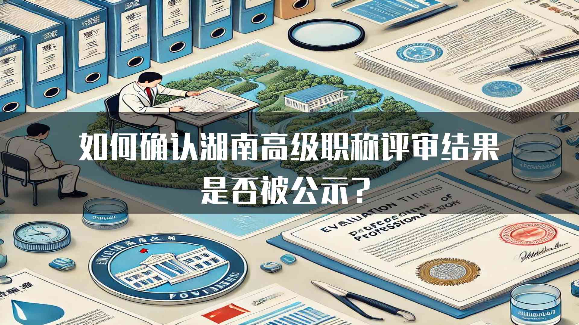 如何确认湖南高级职称评审结果是否被公示？