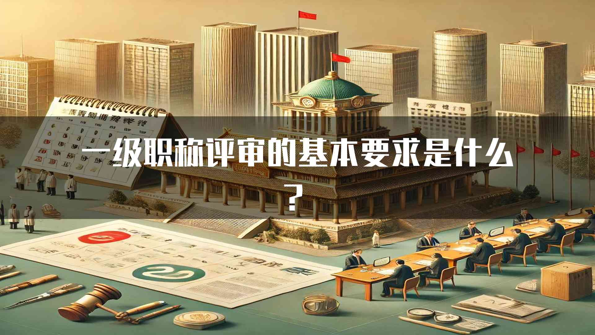 一级职称评审的基本要求是什么？