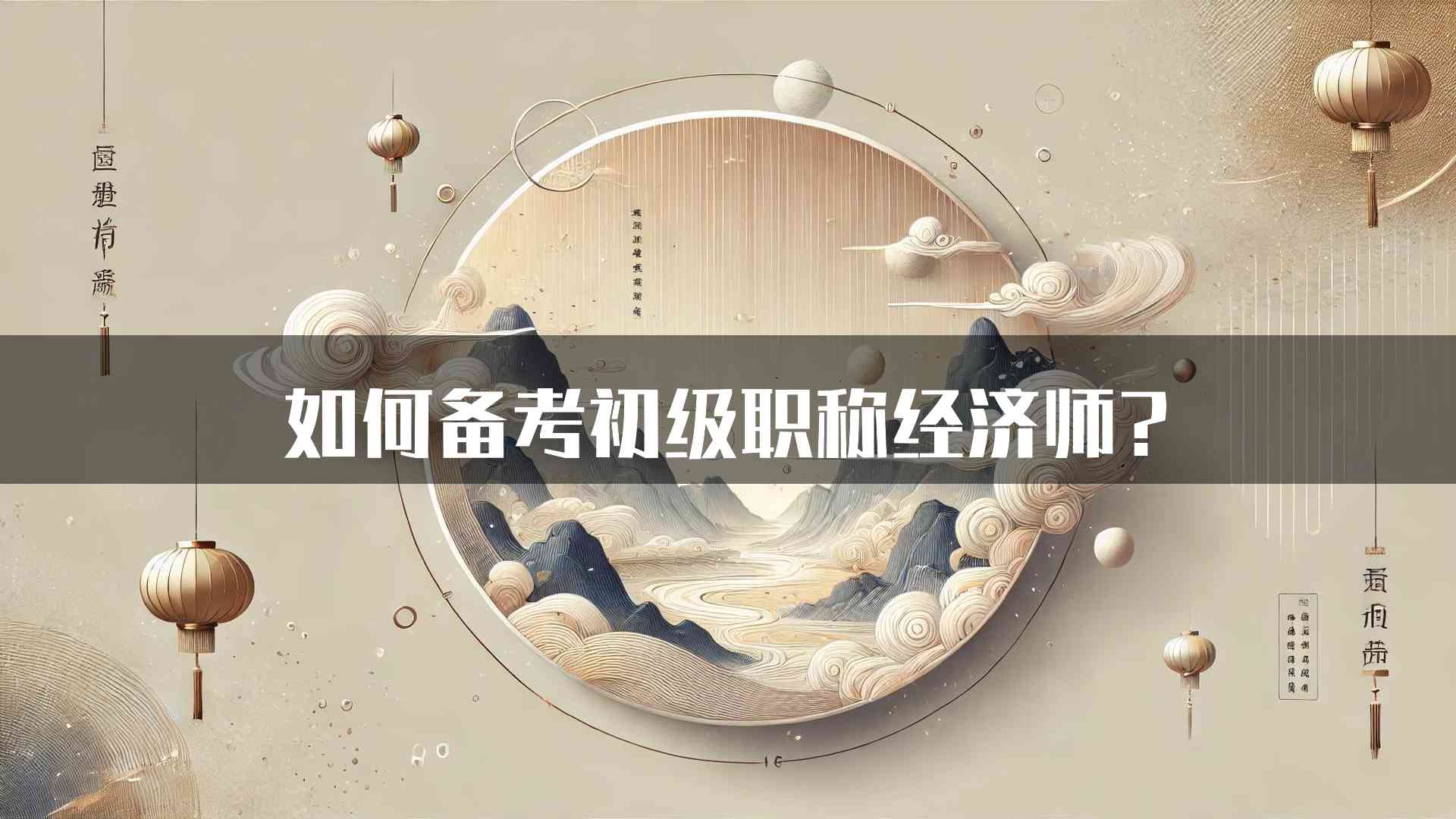 如何备考初级职称经济师?