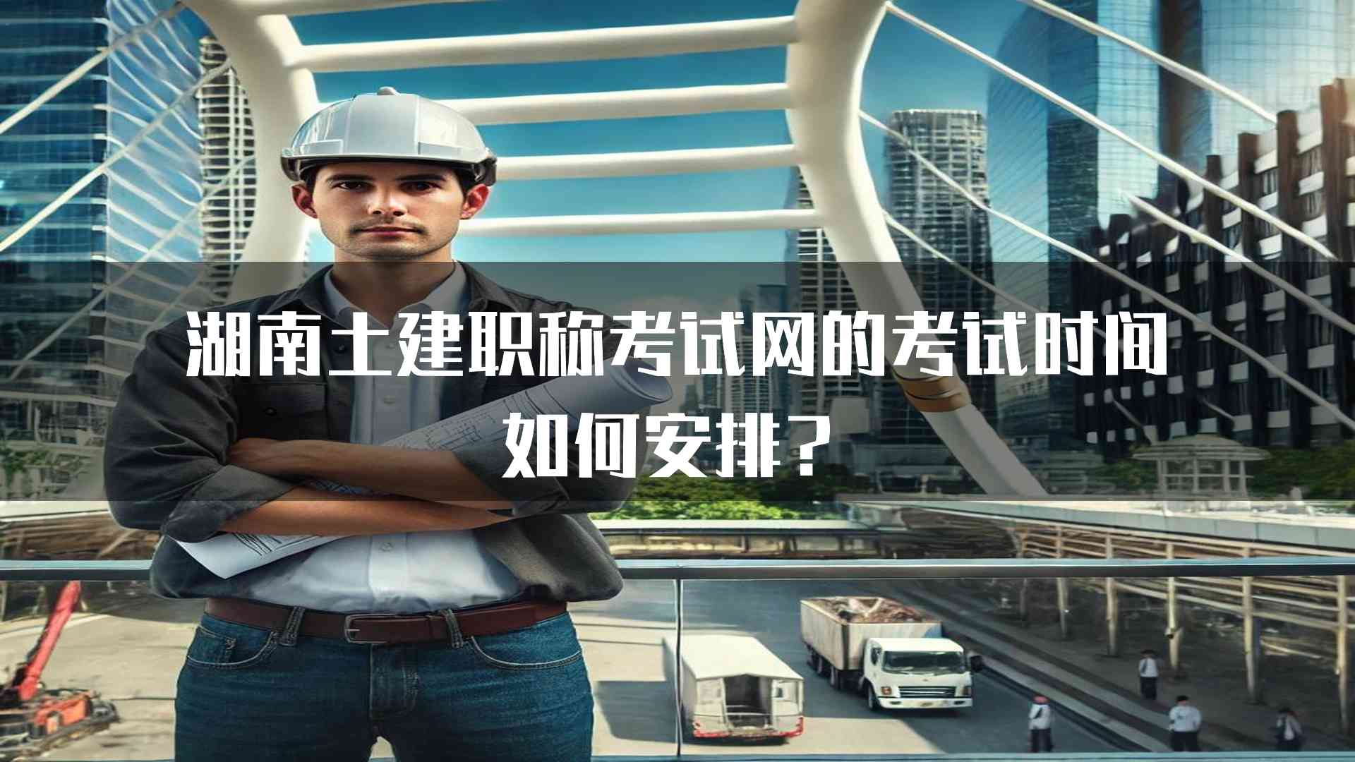 湖南土建职称考试网的考试时间如何安排？