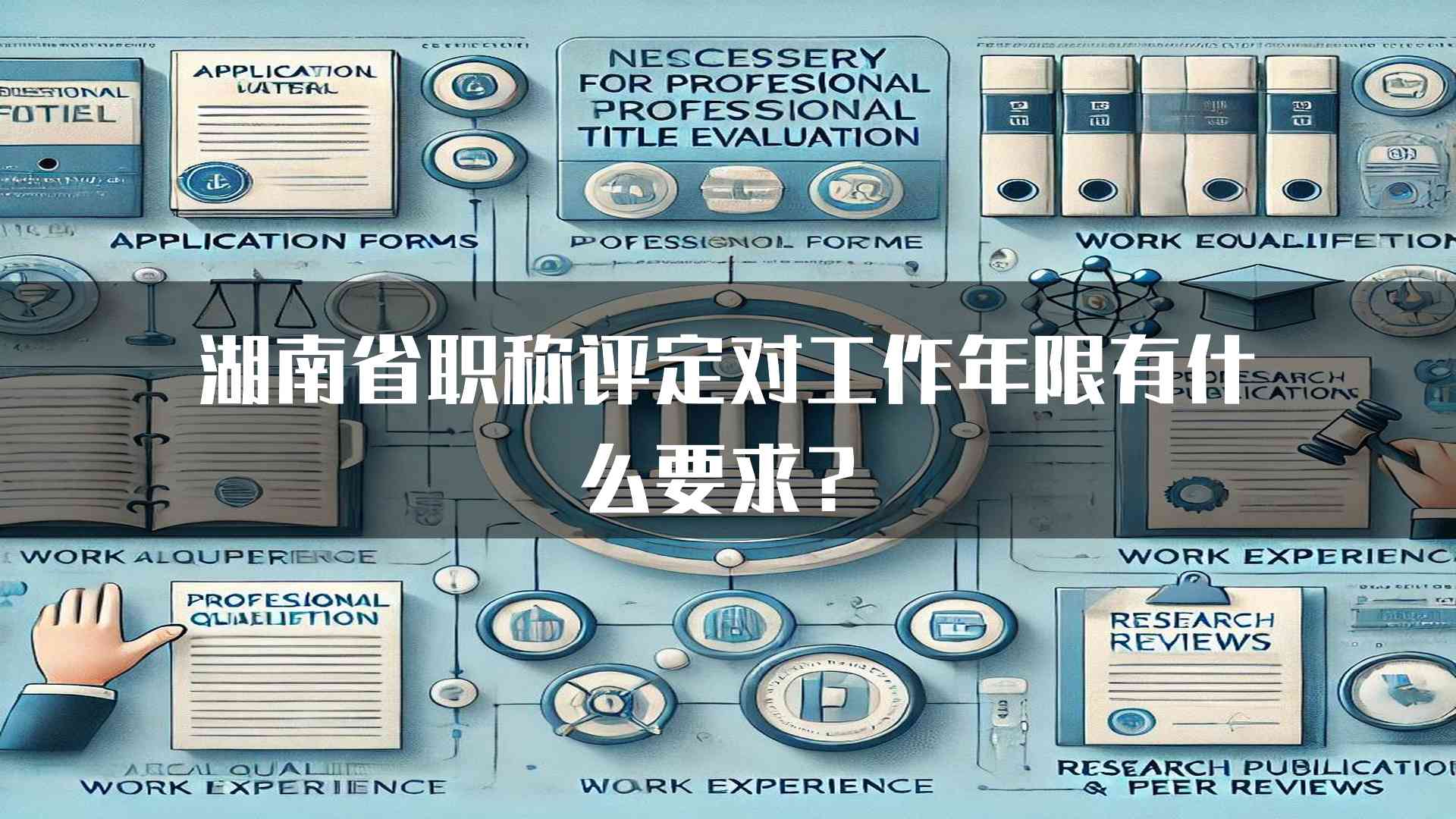 湖南省职称评定对工作年限有什么要求？