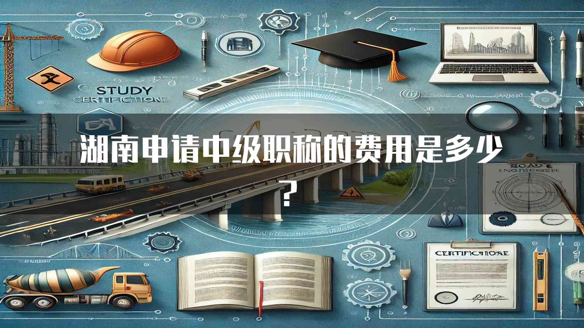 湖南申请中级职称的费用是多少？