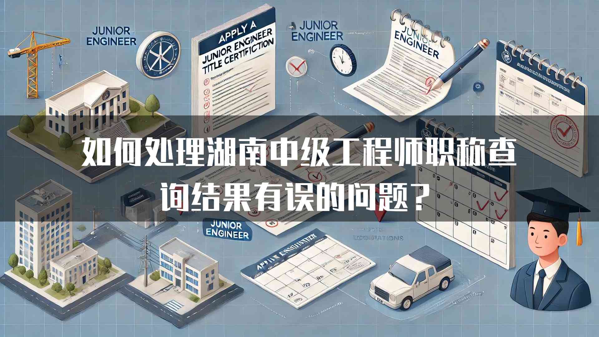 如何处理湖南中级工程师职称查询结果有误的问题？