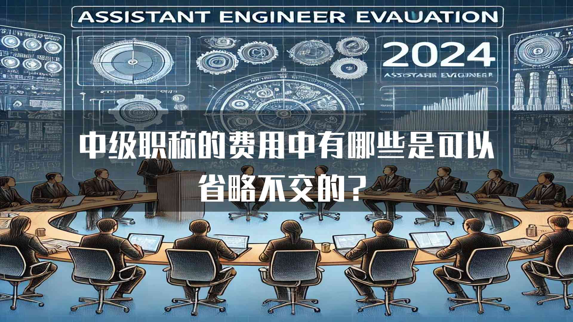 中级职称的费用中有哪些是可以省略不交的？