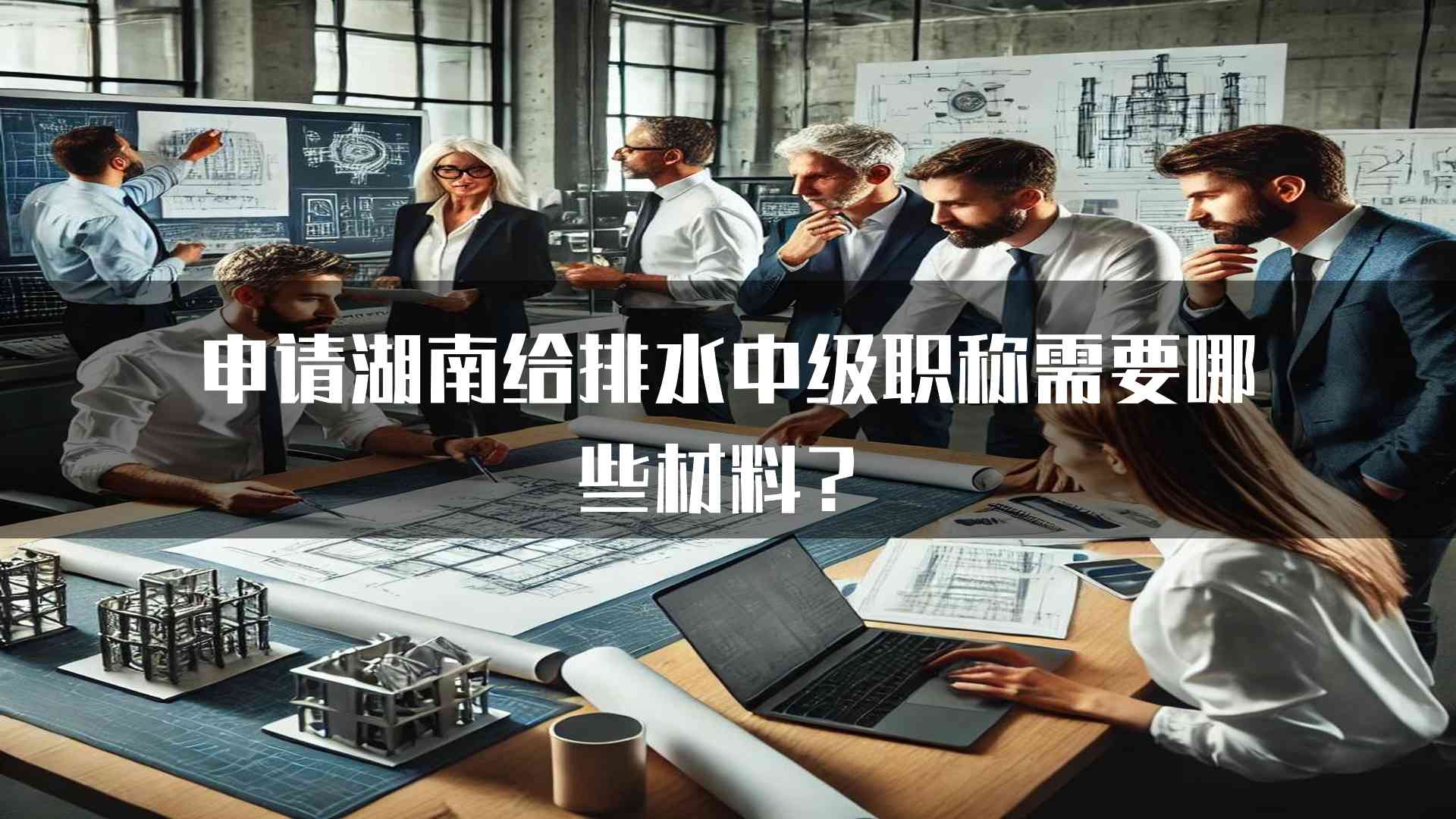 申请湖南给排水中级职称需要哪些材料？