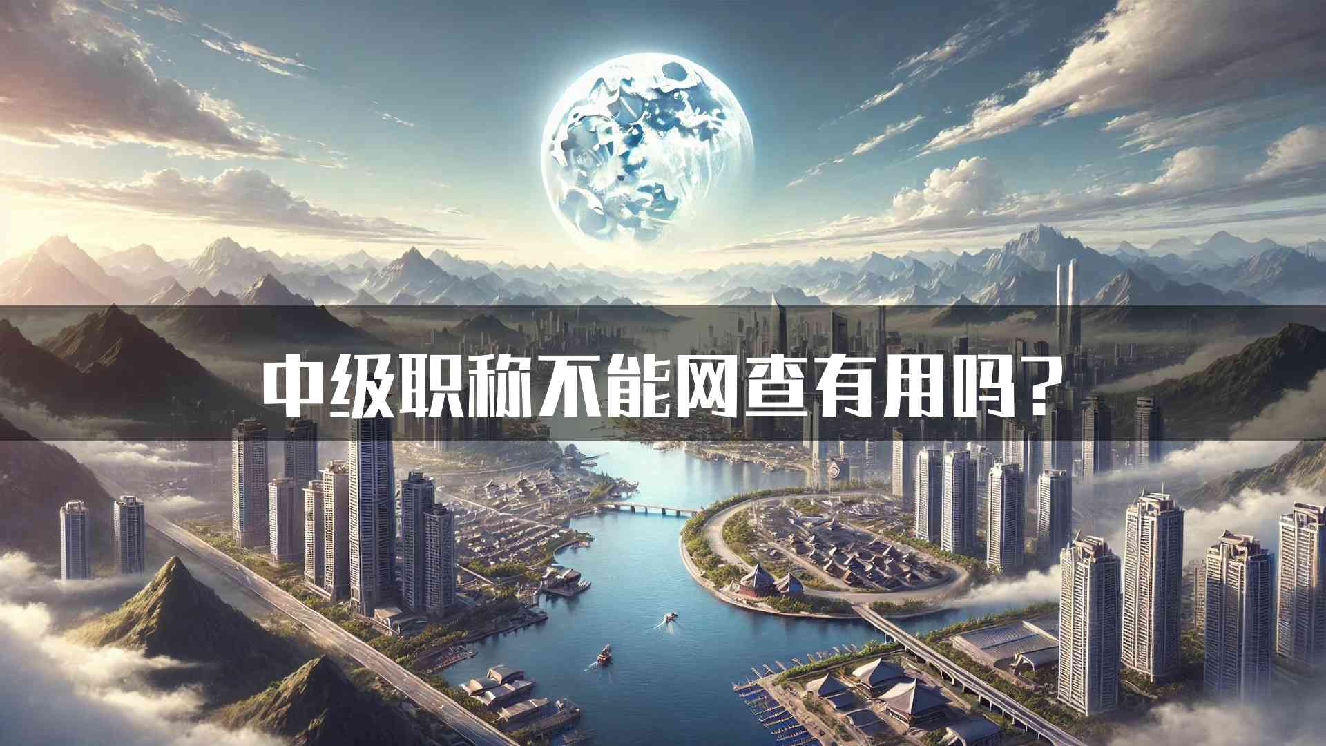 中级职称不能网查有用吗?