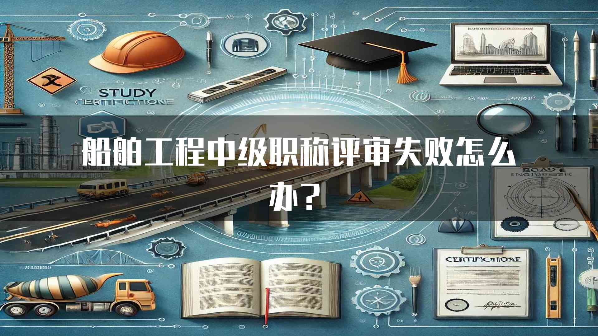 船舶工程中级职称评审失败怎么办？