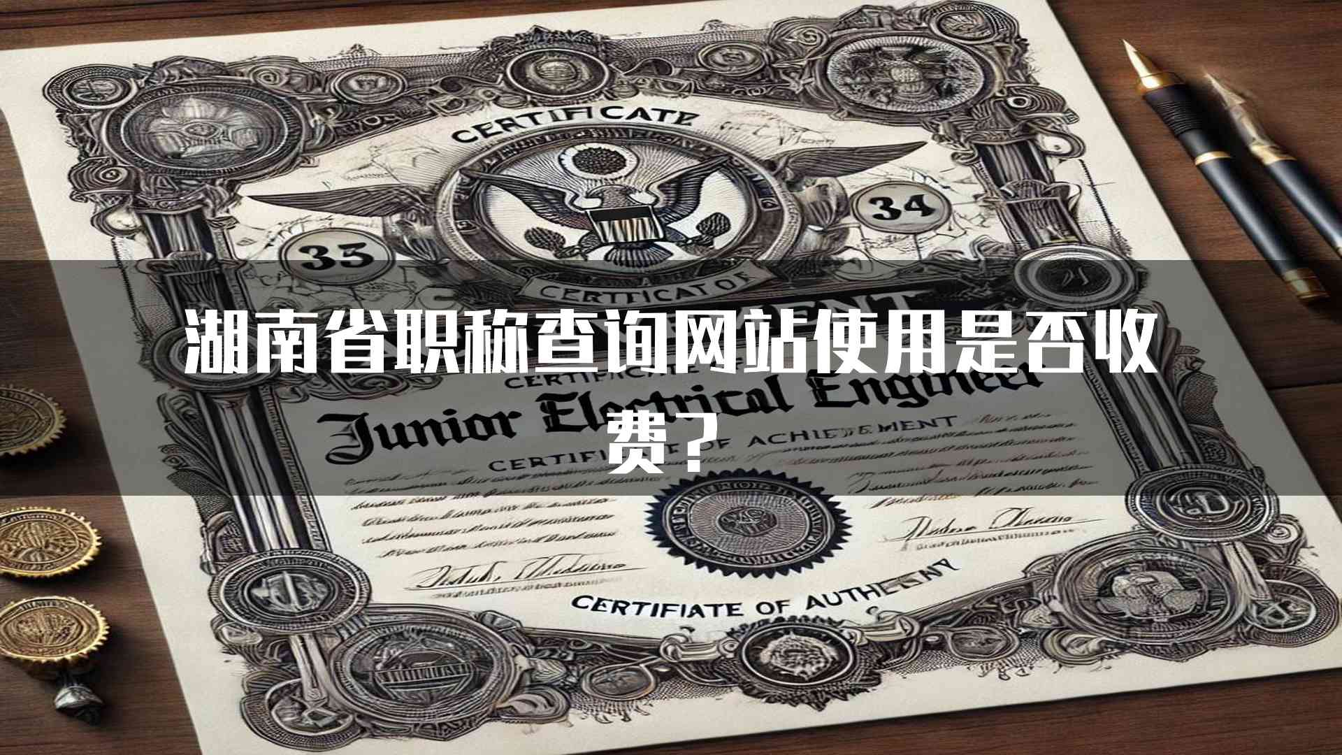 湖南省职称查询网站使用是否收费？