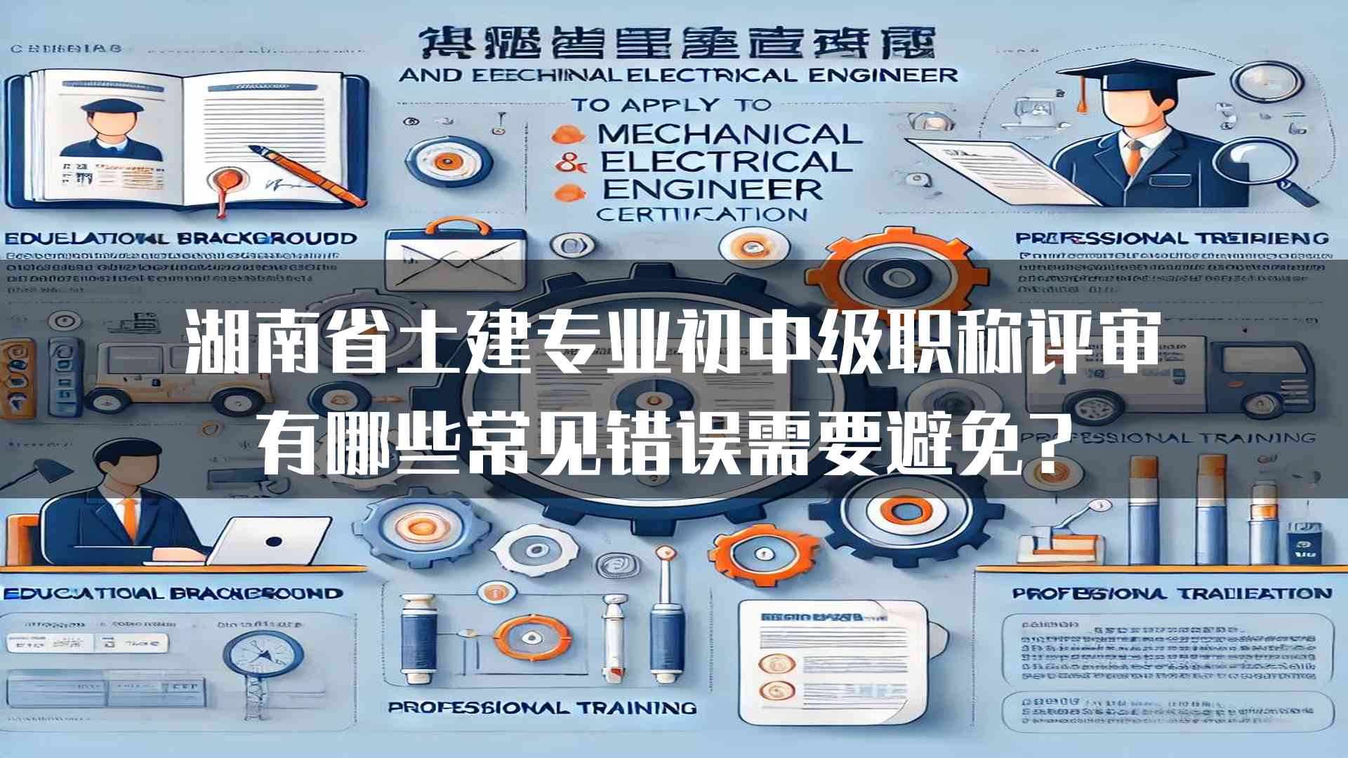 湖南省土建专业初中级职称评审有哪些常见错误需要避免？