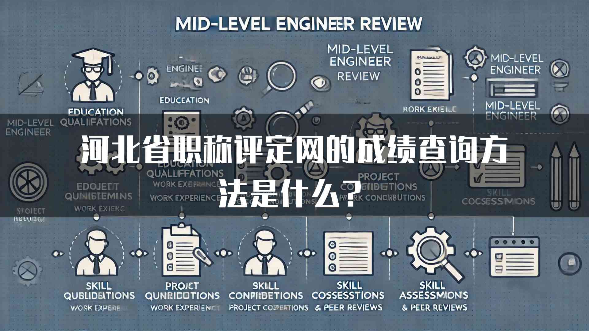 河北省职称评定网的成绩查询方法是什么？